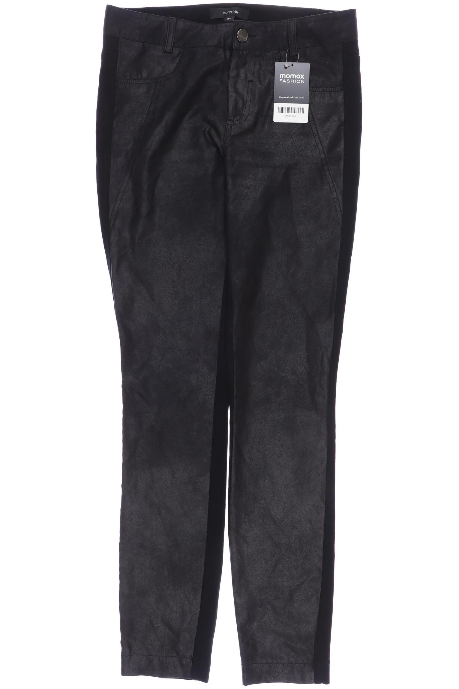 

Comma Damen Stoffhose, schwarz