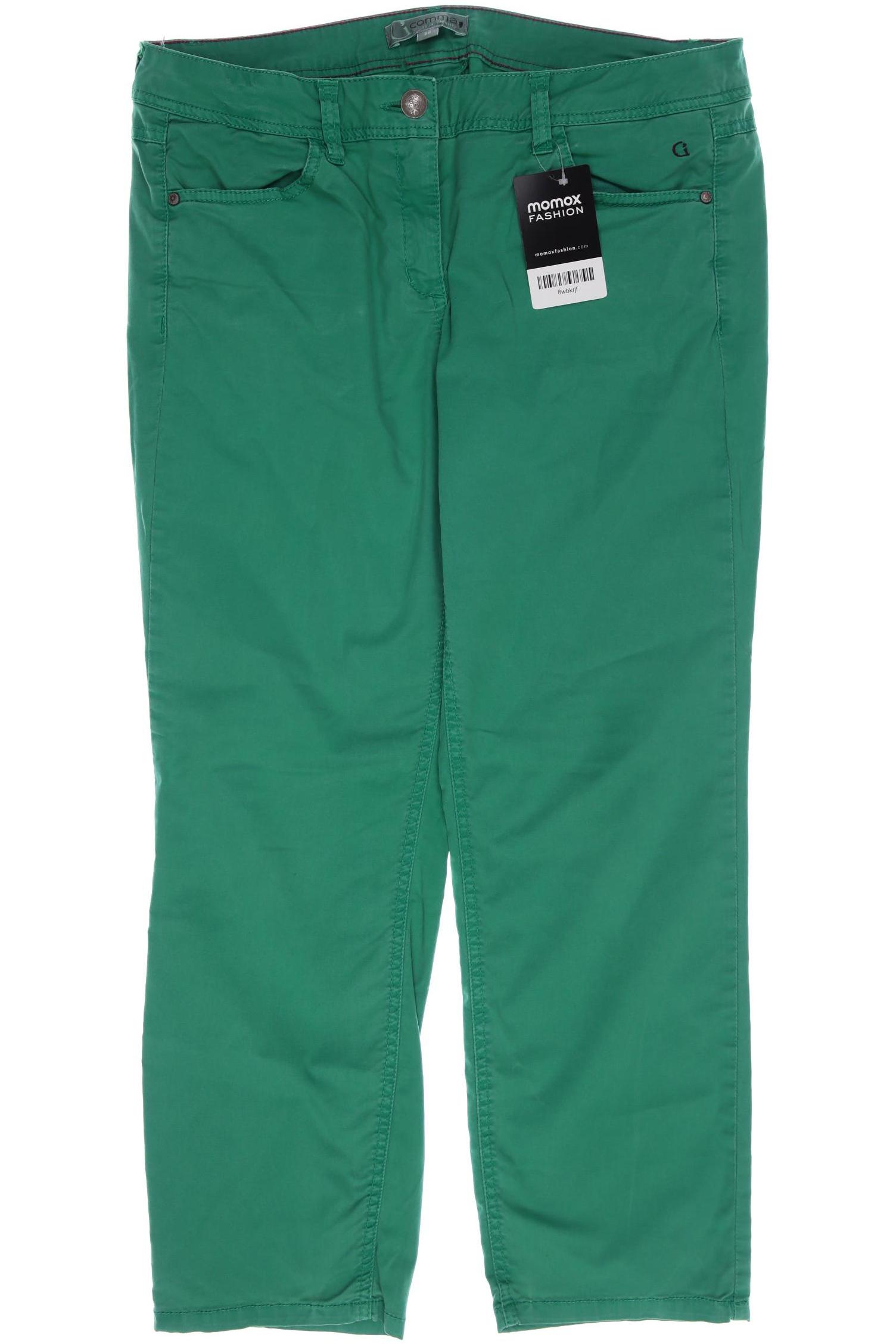 

Comma Damen Stoffhose, grün, Gr. 38