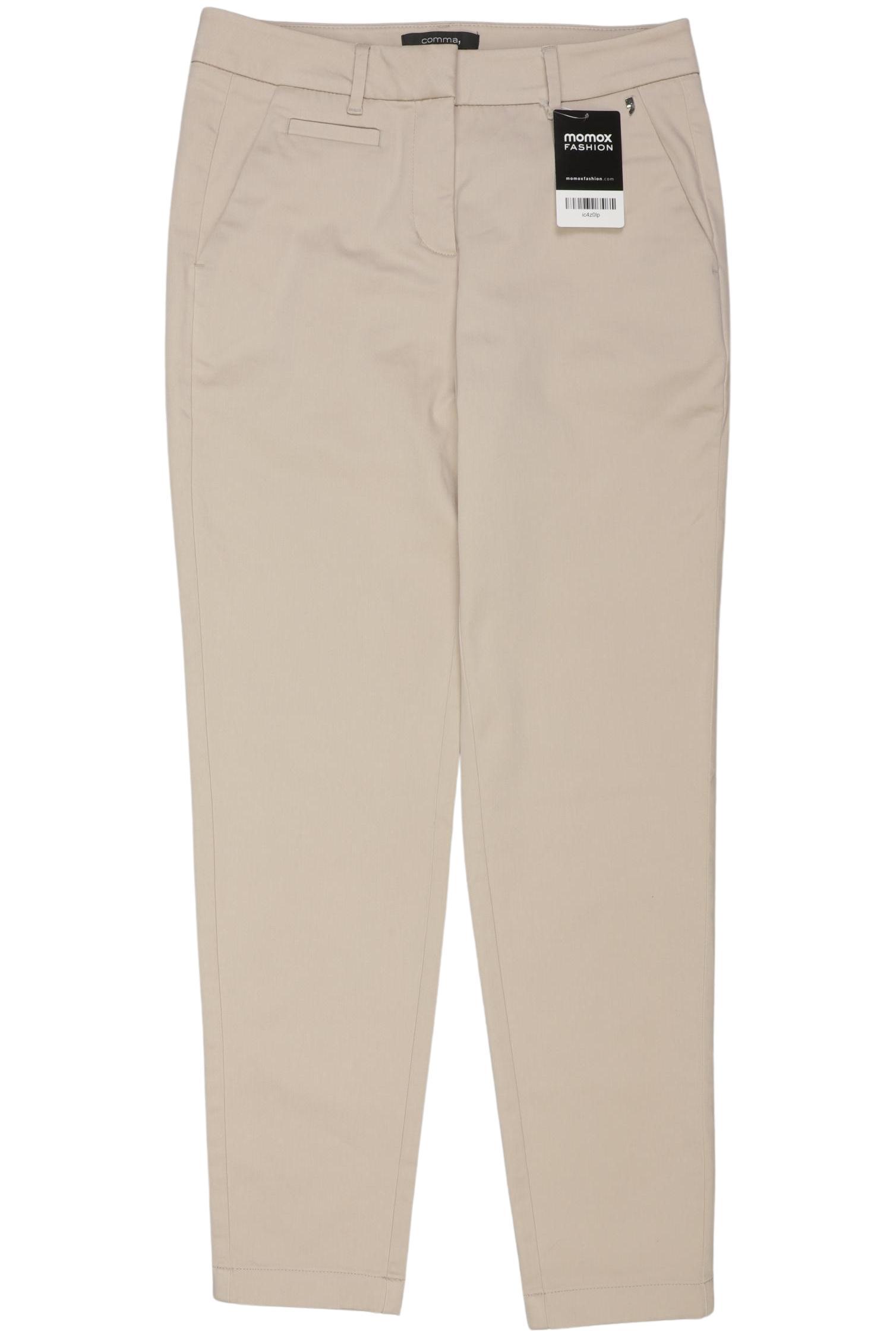 

Comma Damen Stoffhose, beige, Gr. 34
