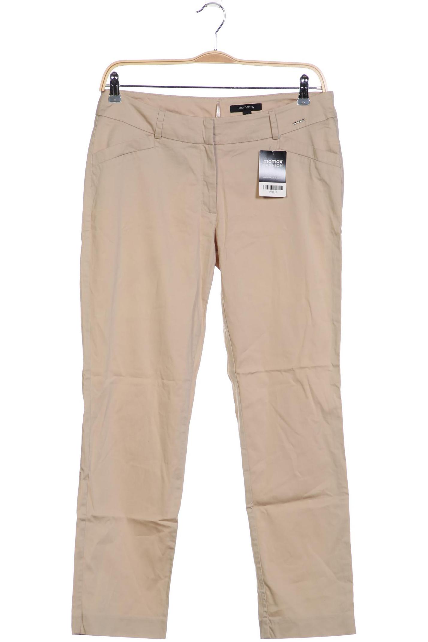 

Comma Damen Stoffhose, beige, Gr. 42