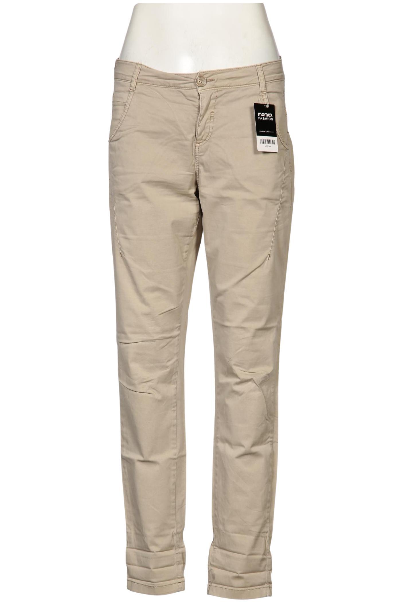 

Comma Damen Stoffhose, beige, Gr. 38