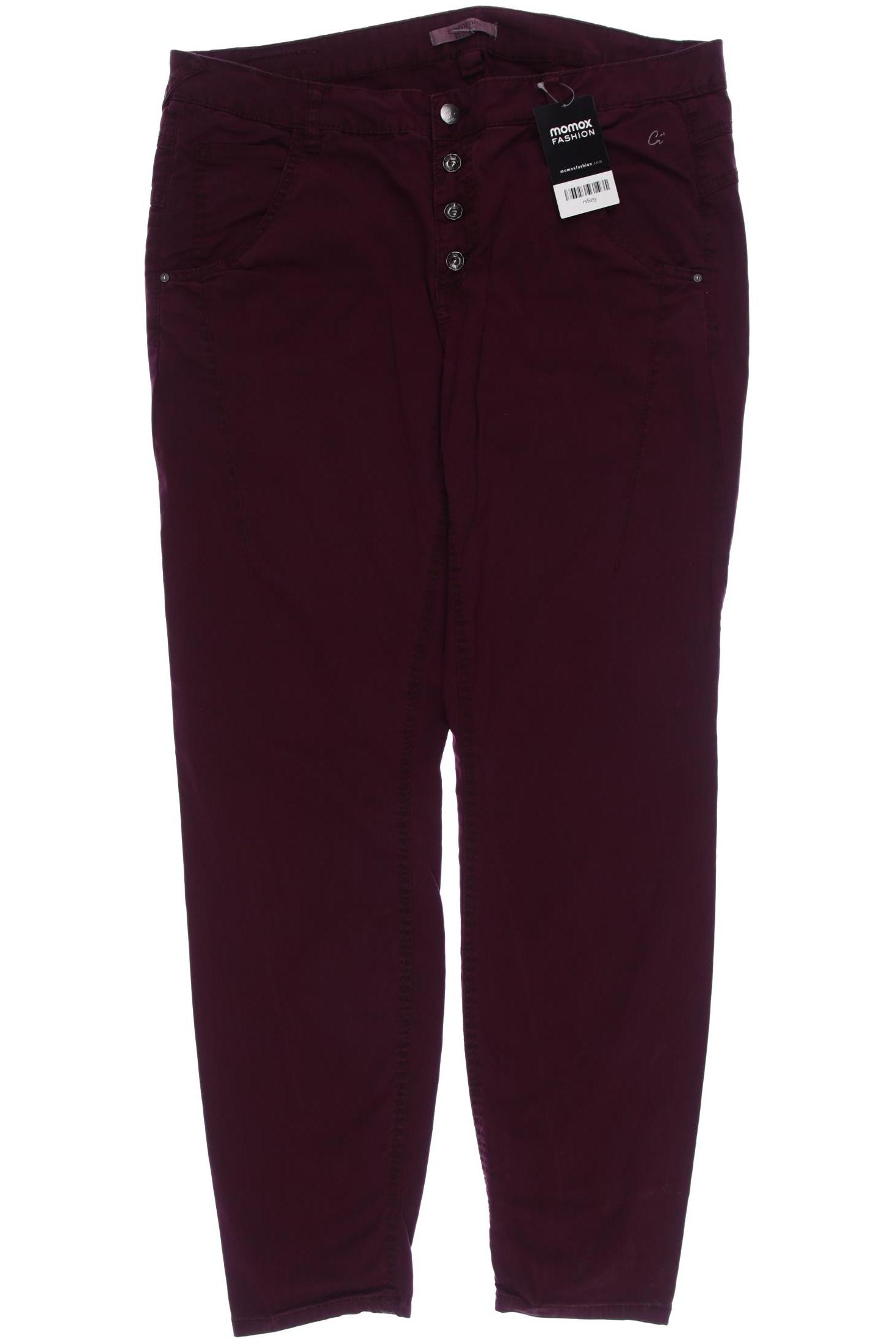 

Comma Damen Stoffhose, bordeaux, Gr. 42