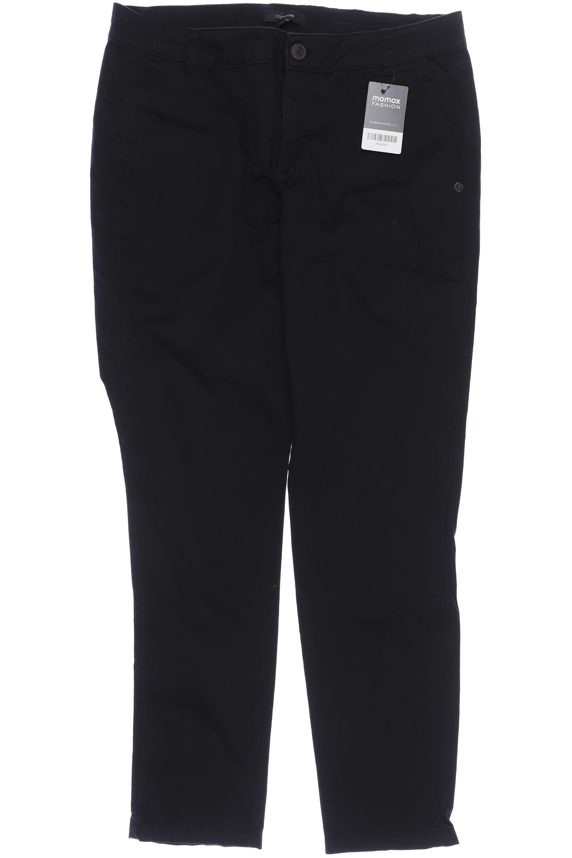 

Comma Damen Stoffhose, schwarz