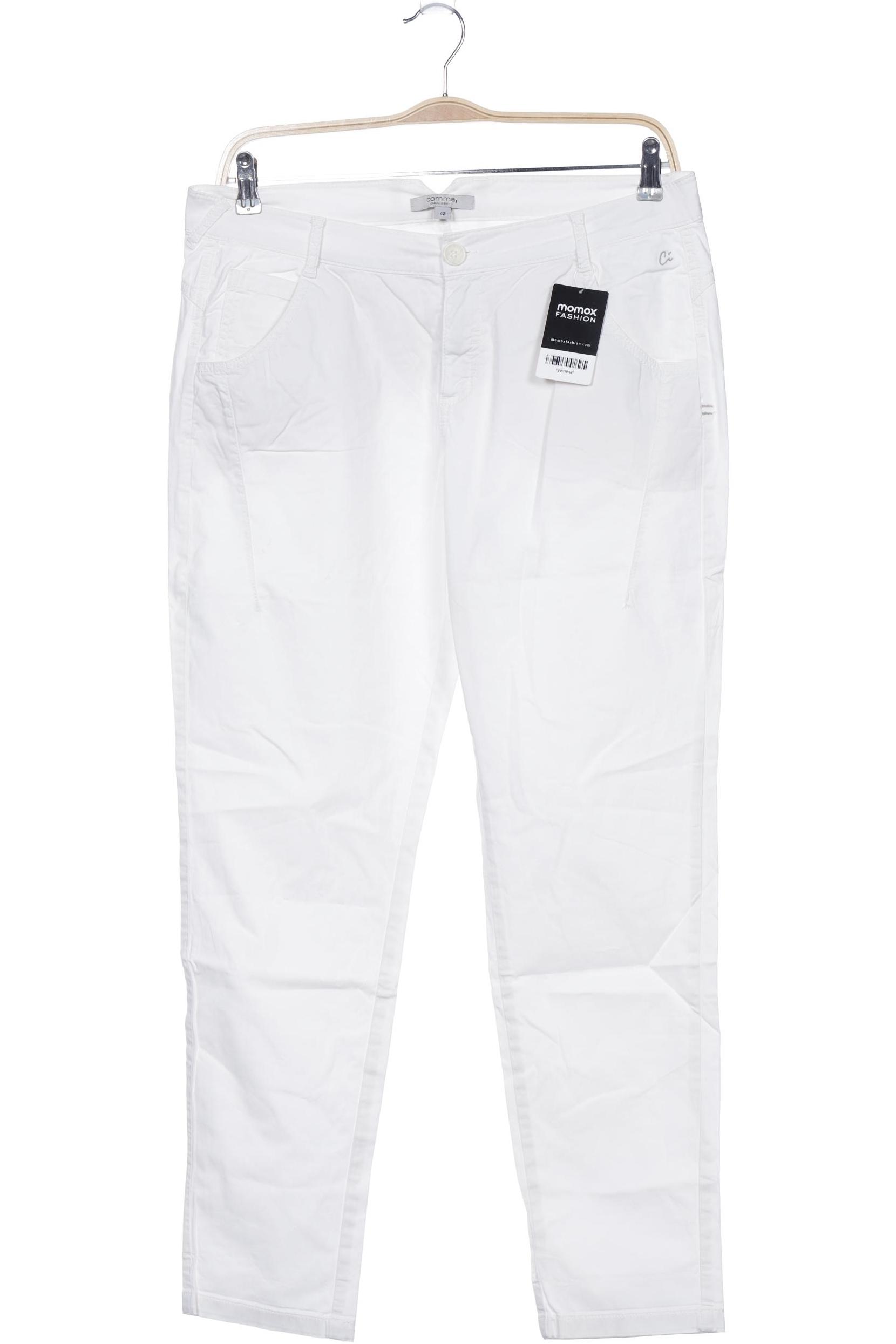 

Comma Damen Stoffhose, weiß, Gr. 42