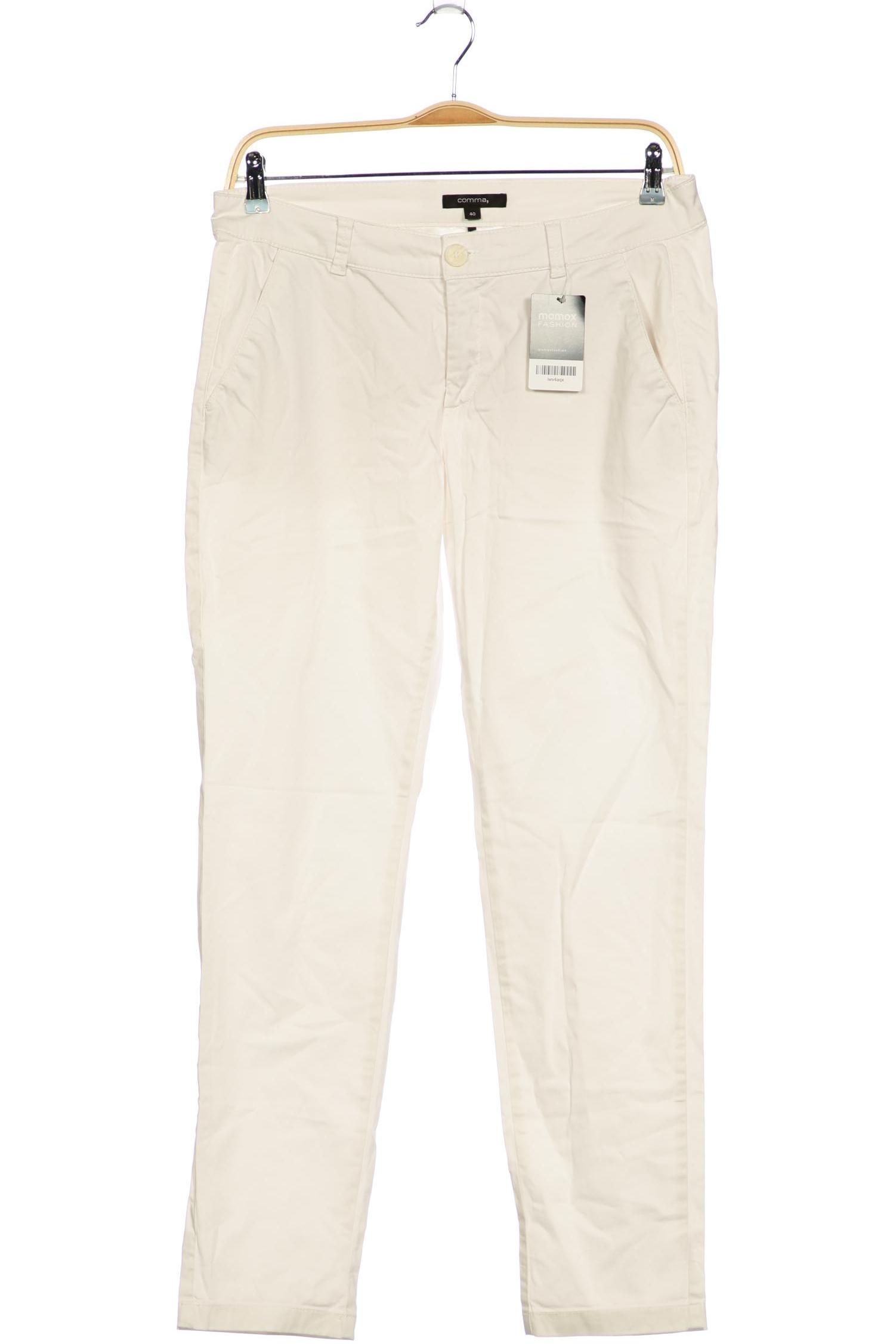 

Comma Damen Stoffhose, weiß, Gr. 40