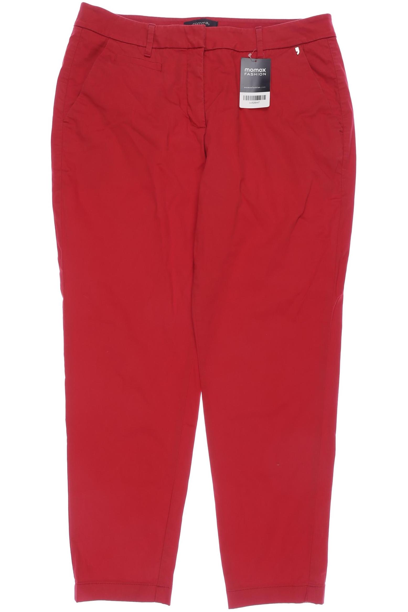 

Comma Damen Stoffhose, rot, Gr. 42