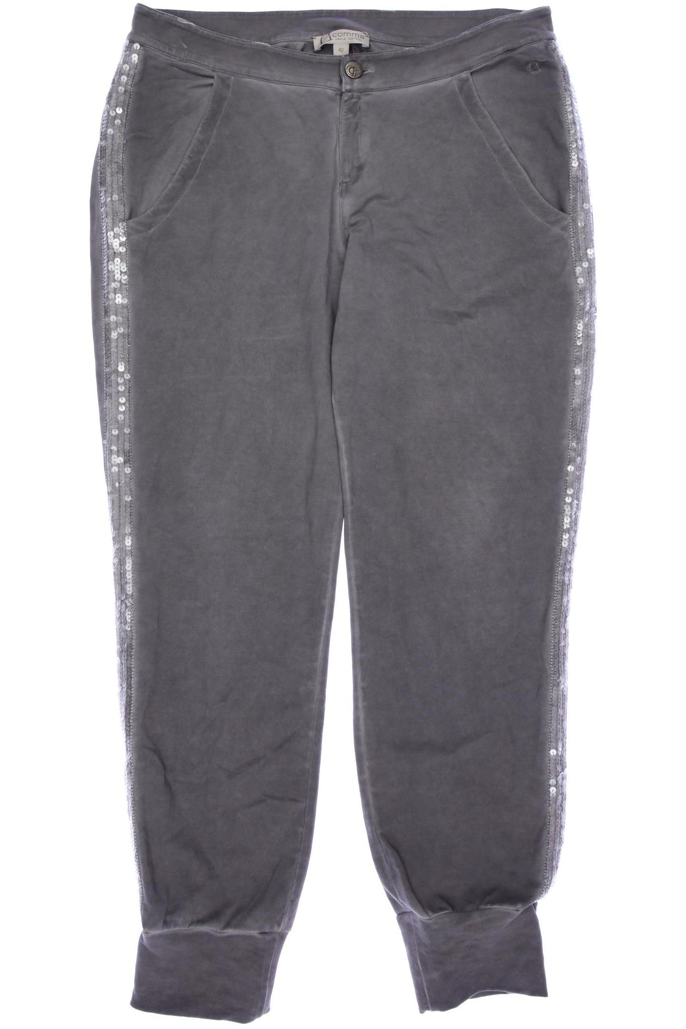 

Comma Damen Stoffhose, grau, Gr. 42