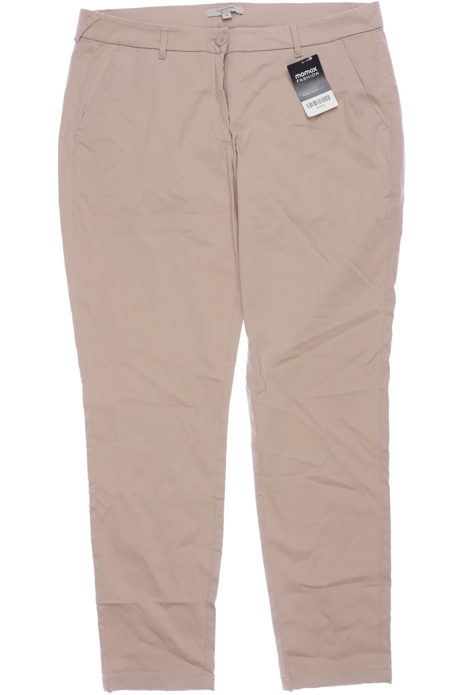 

Comma Damen Stoffhose, beige, Gr. 44