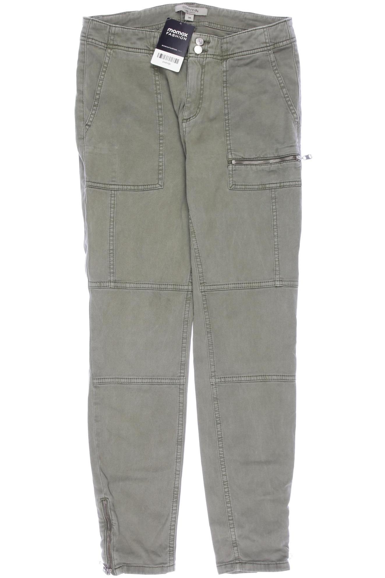 

Comma Damen Stoffhose, grün, Gr. 36