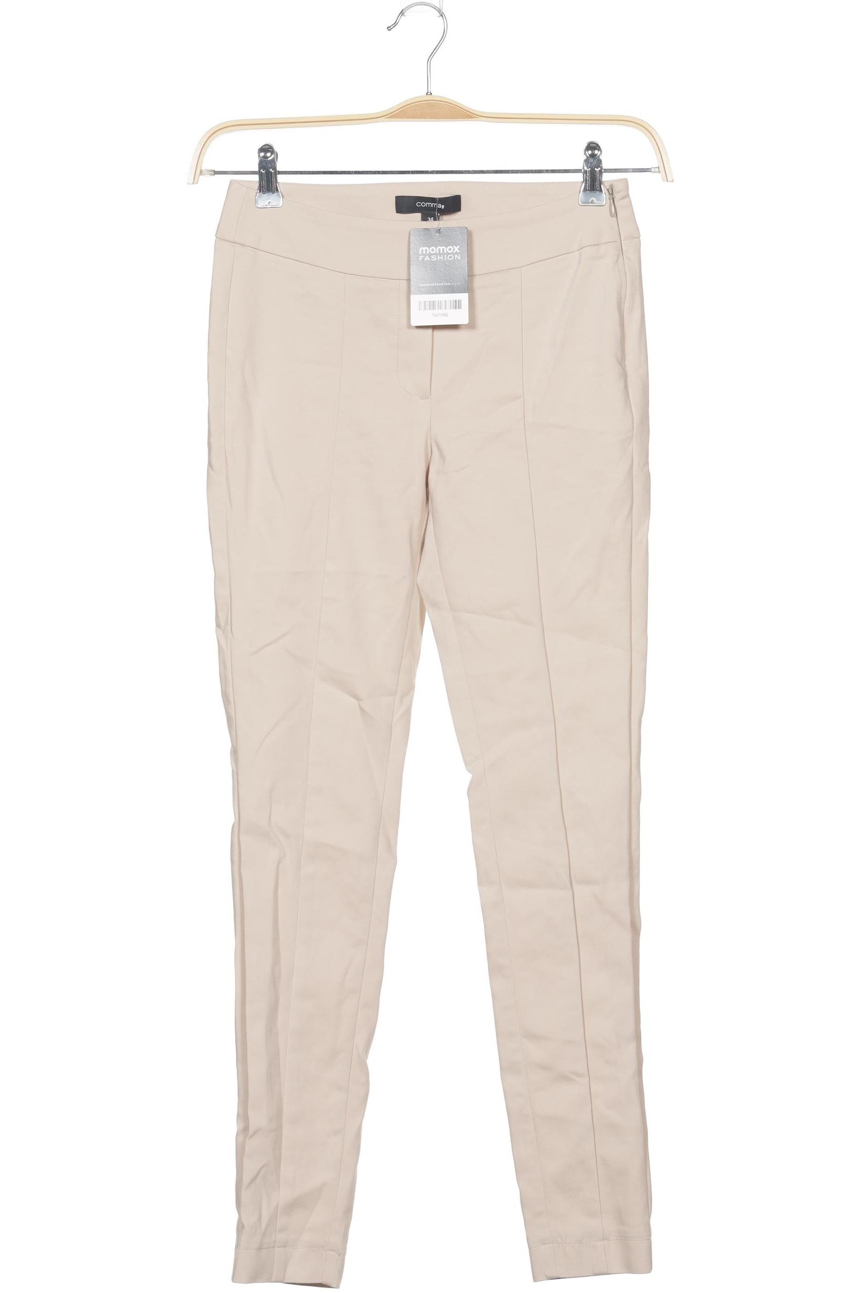 

Comma Damen Stoffhose, beige, Gr. 34