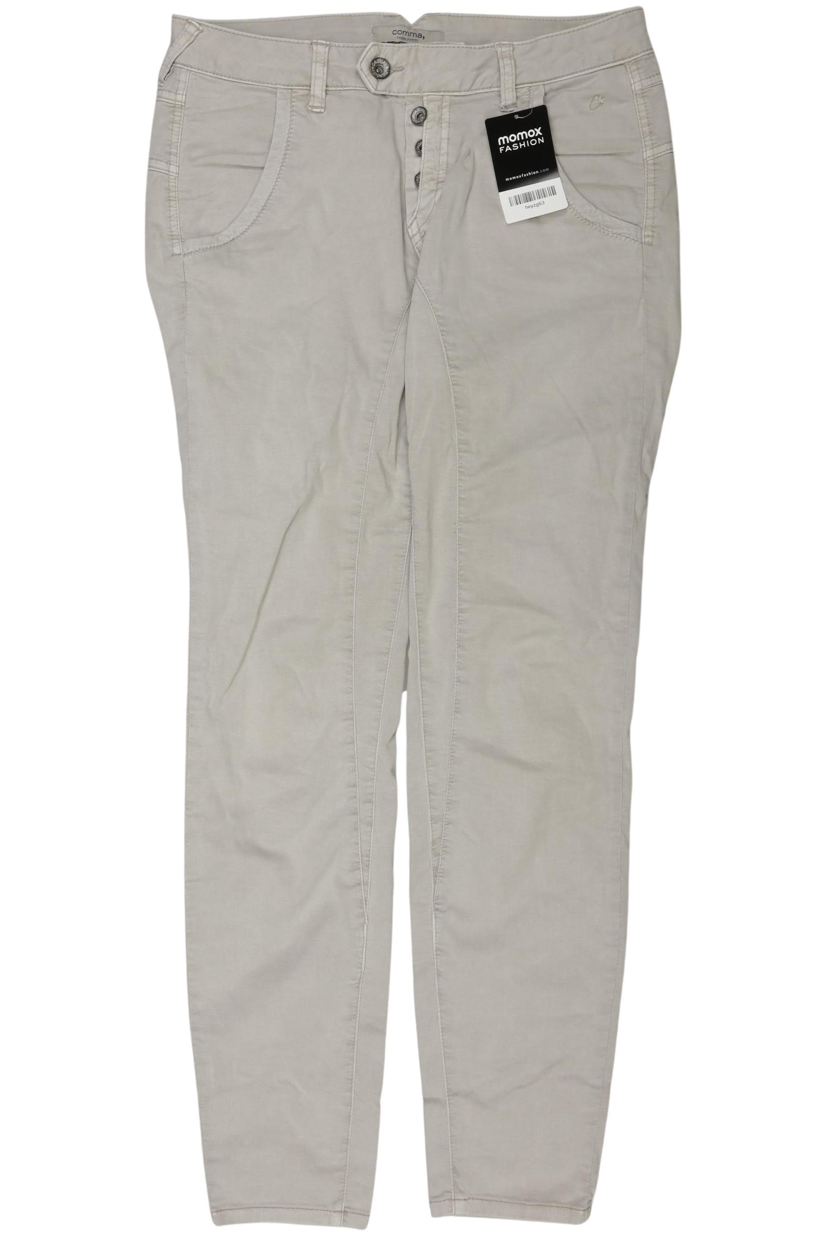 

Comma Damen Stoffhose, beige, Gr. 34