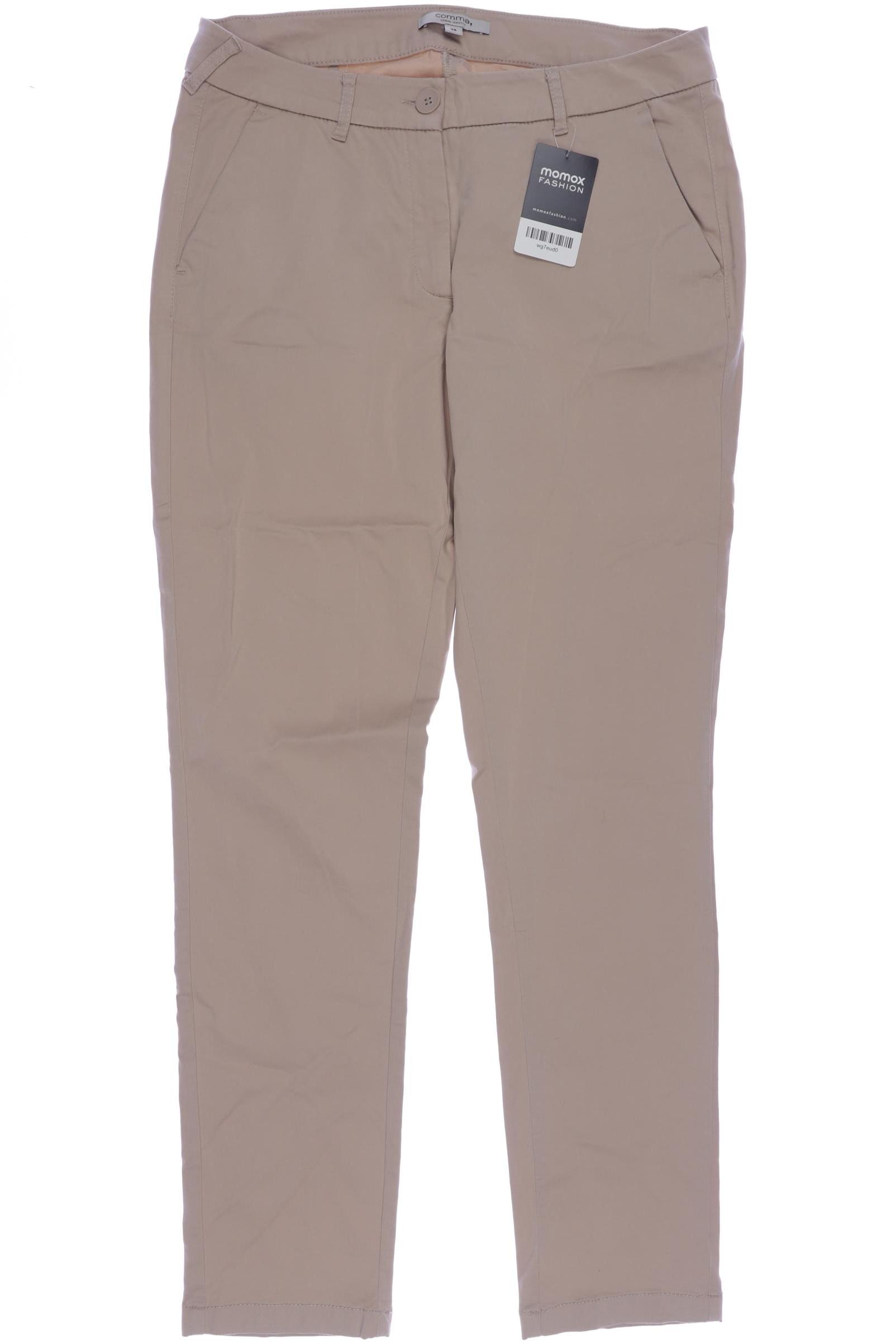 

Comma Damen Stoffhose, beige, Gr. 38