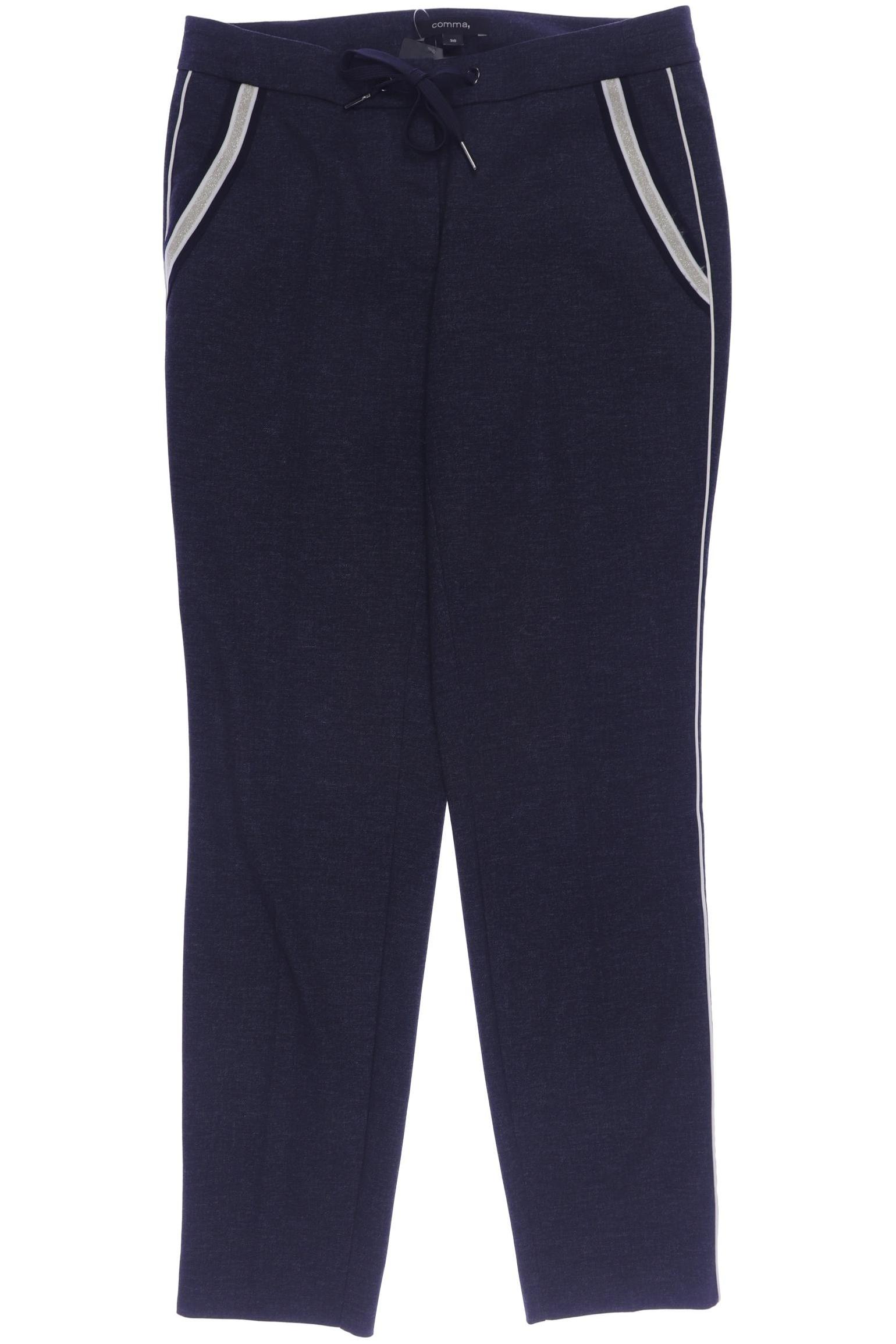 

Comma Damen Stoffhose, marineblau, Gr. 36