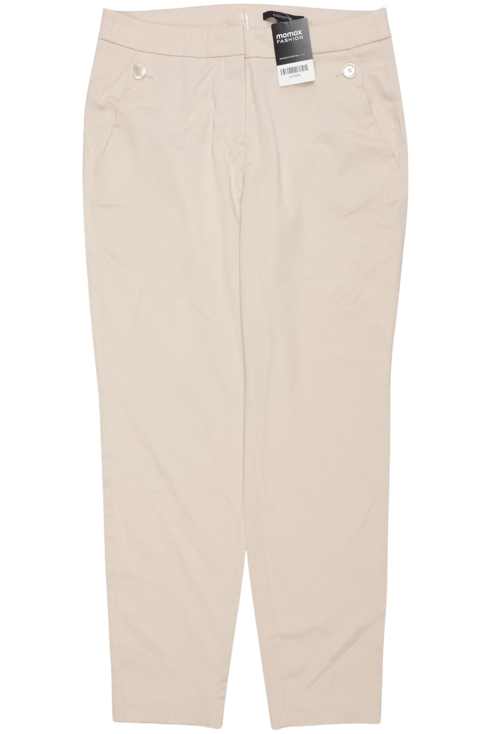 

Comma Damen Stoffhose, beige, Gr. 38