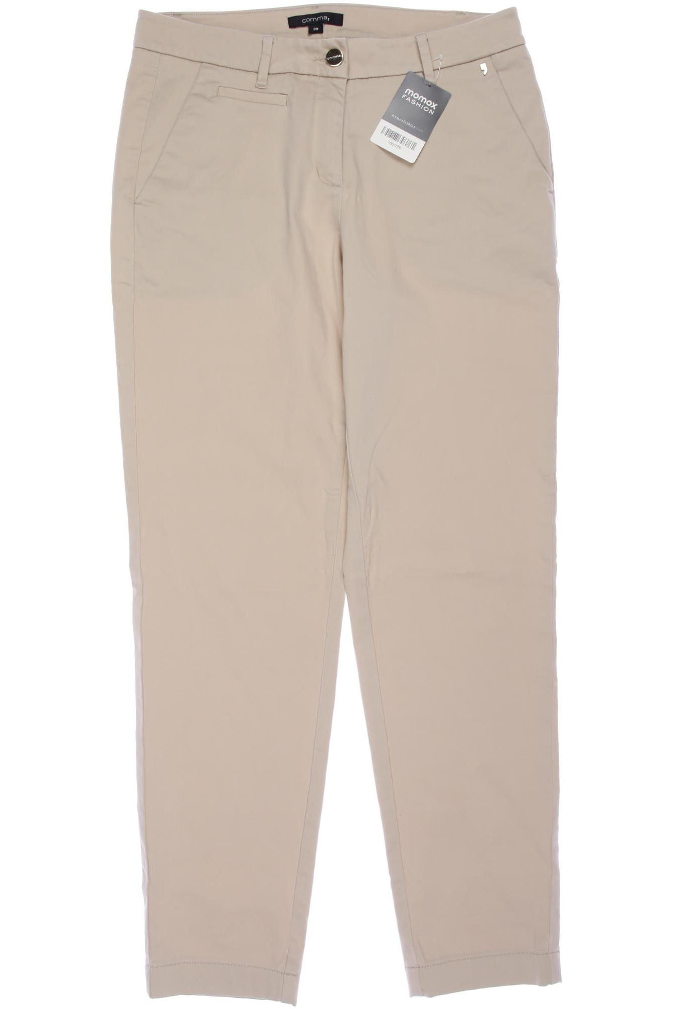 

Comma Damen Stoffhose, beige, Gr. 38