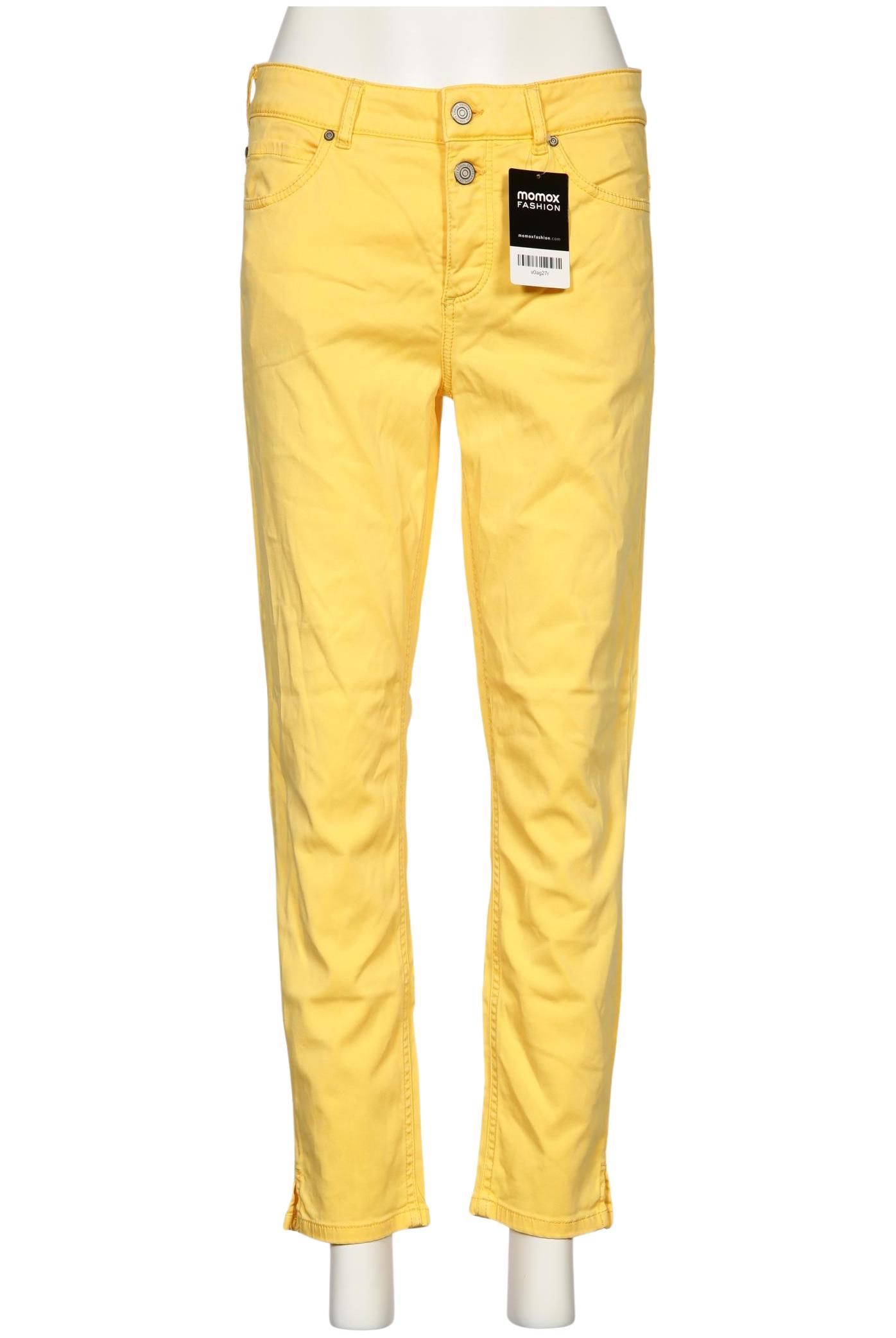 

Comma Damen Stoffhose, gelb, Gr. 38