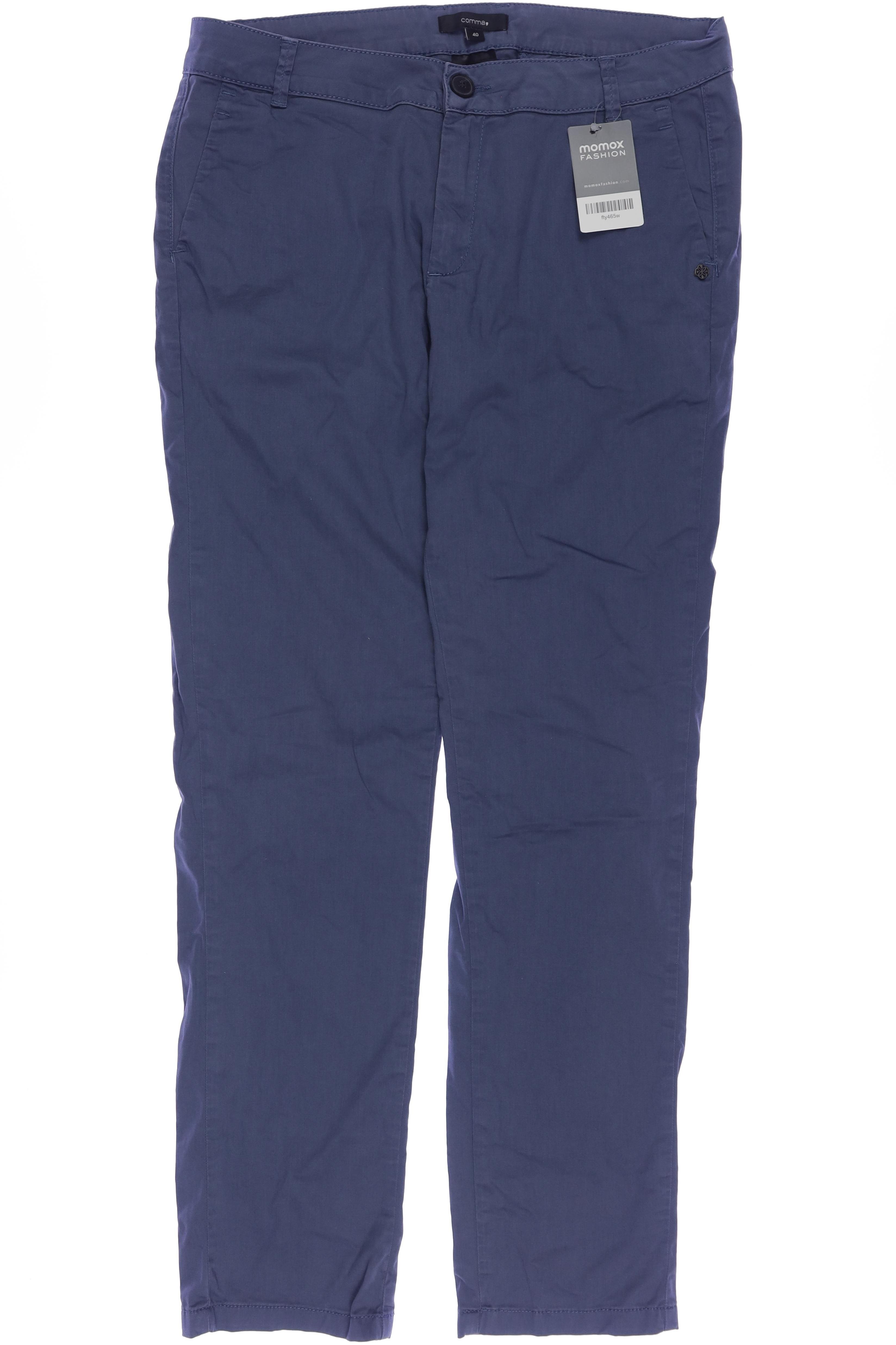 

Comma Damen Stoffhose, blau, Gr. 40