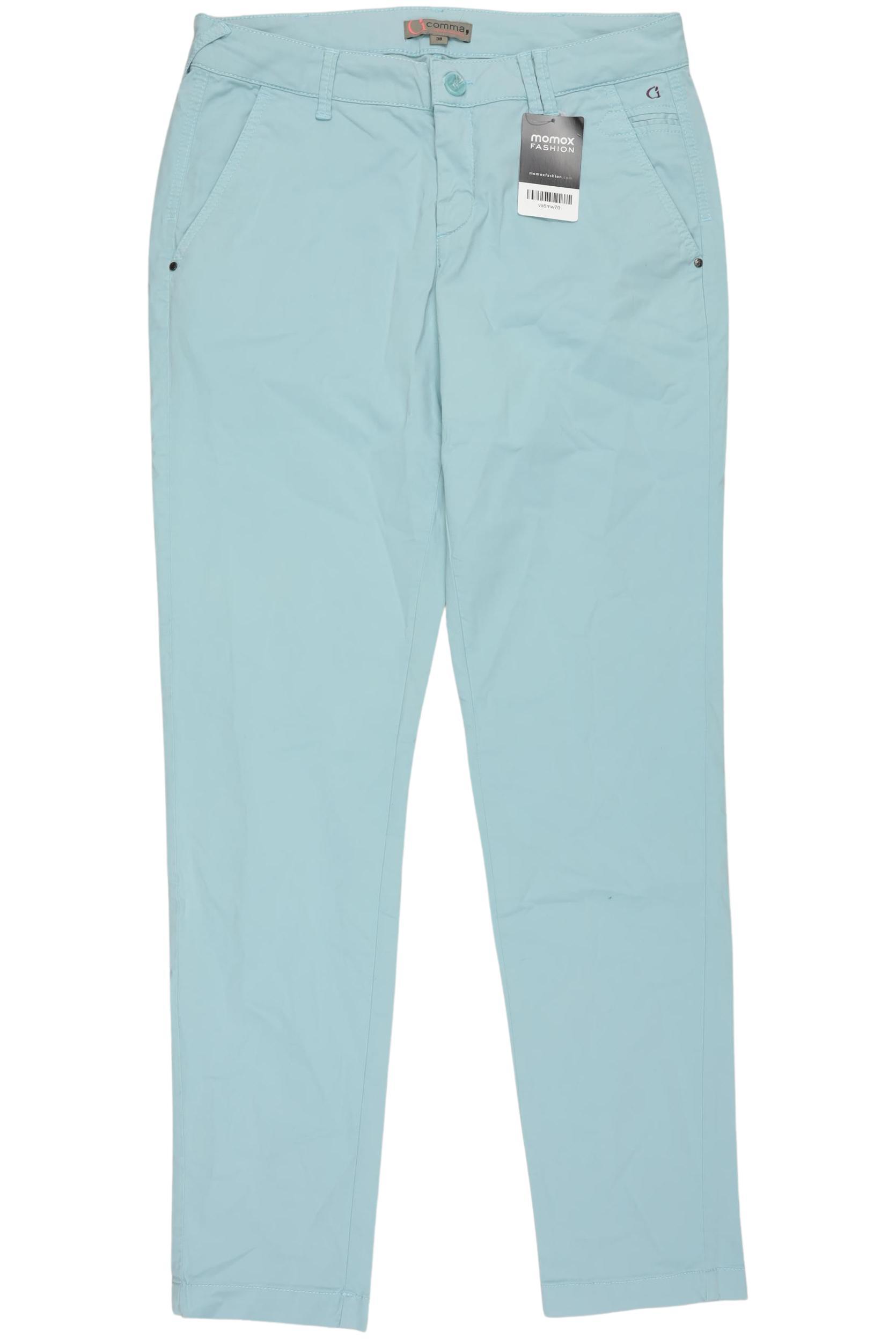 

Comma Damen Stoffhose, hellblau, Gr. 38