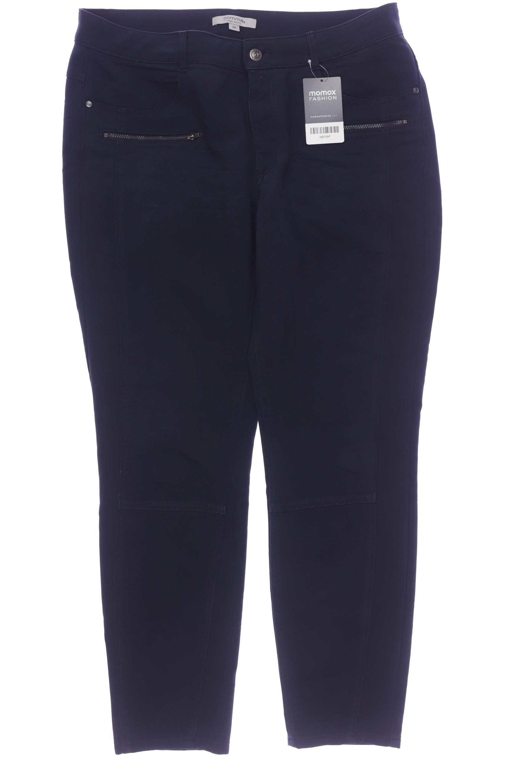 

Comma Damen Stoffhose, marineblau, Gr. 42