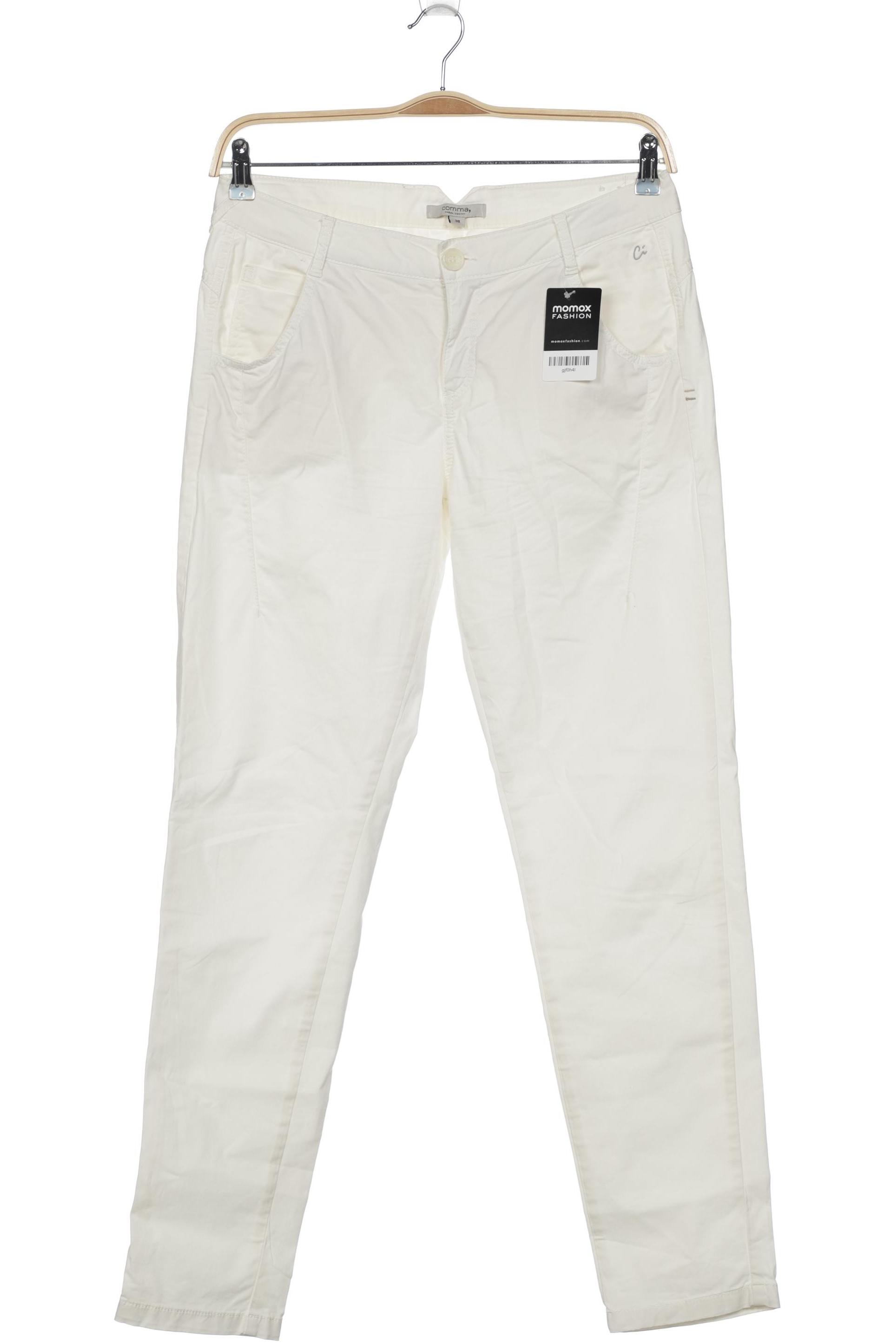 

Comma Damen Stoffhose, weiß, Gr. 38