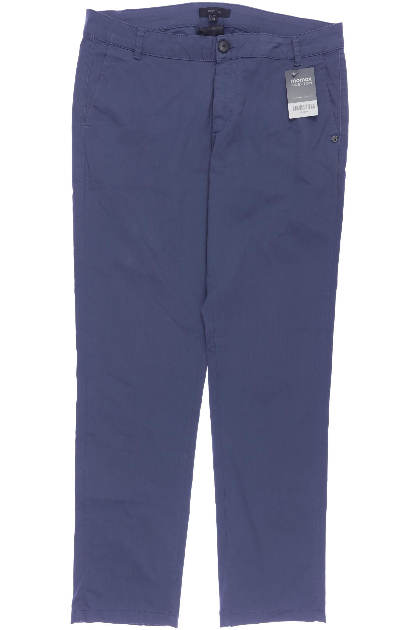 

Comma Damen Stoffhose, blau, Gr. 42