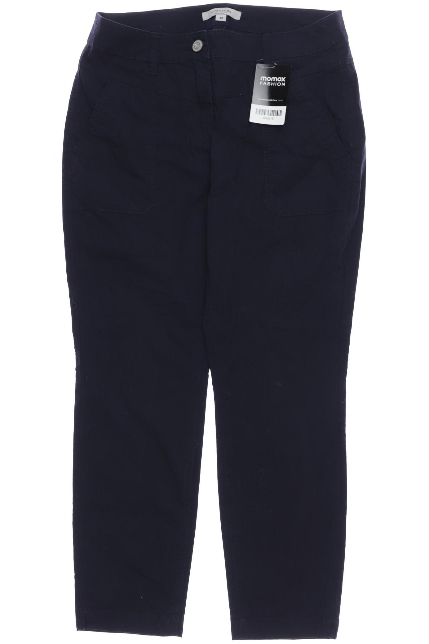 

Comma Damen Stoffhose, marineblau, Gr. 36