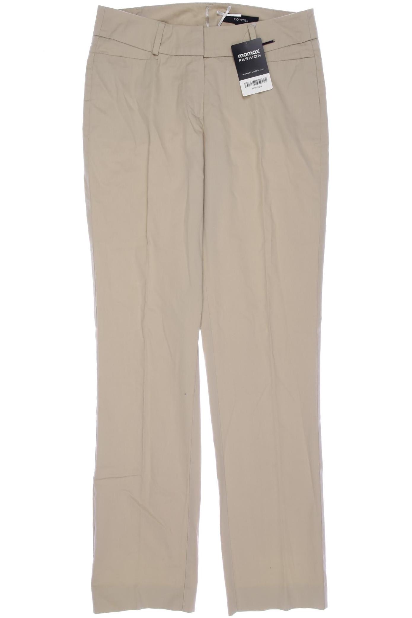 

Comma Damen Stoffhose, beige, Gr. 34