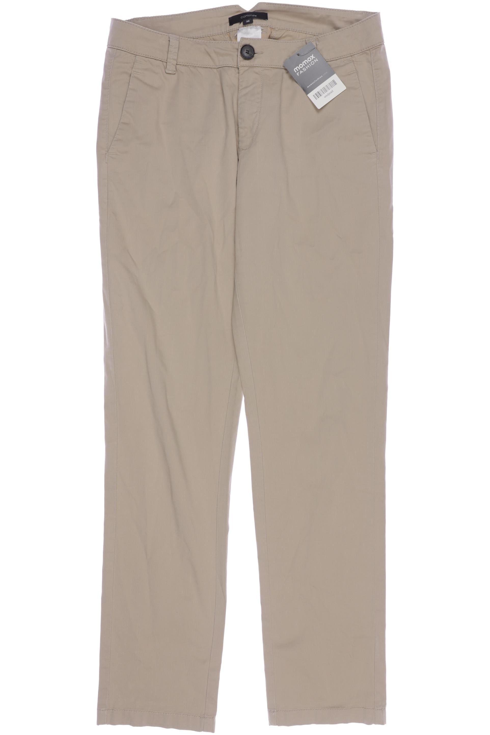 

Comma Damen Stoffhose, beige, Gr. 36
