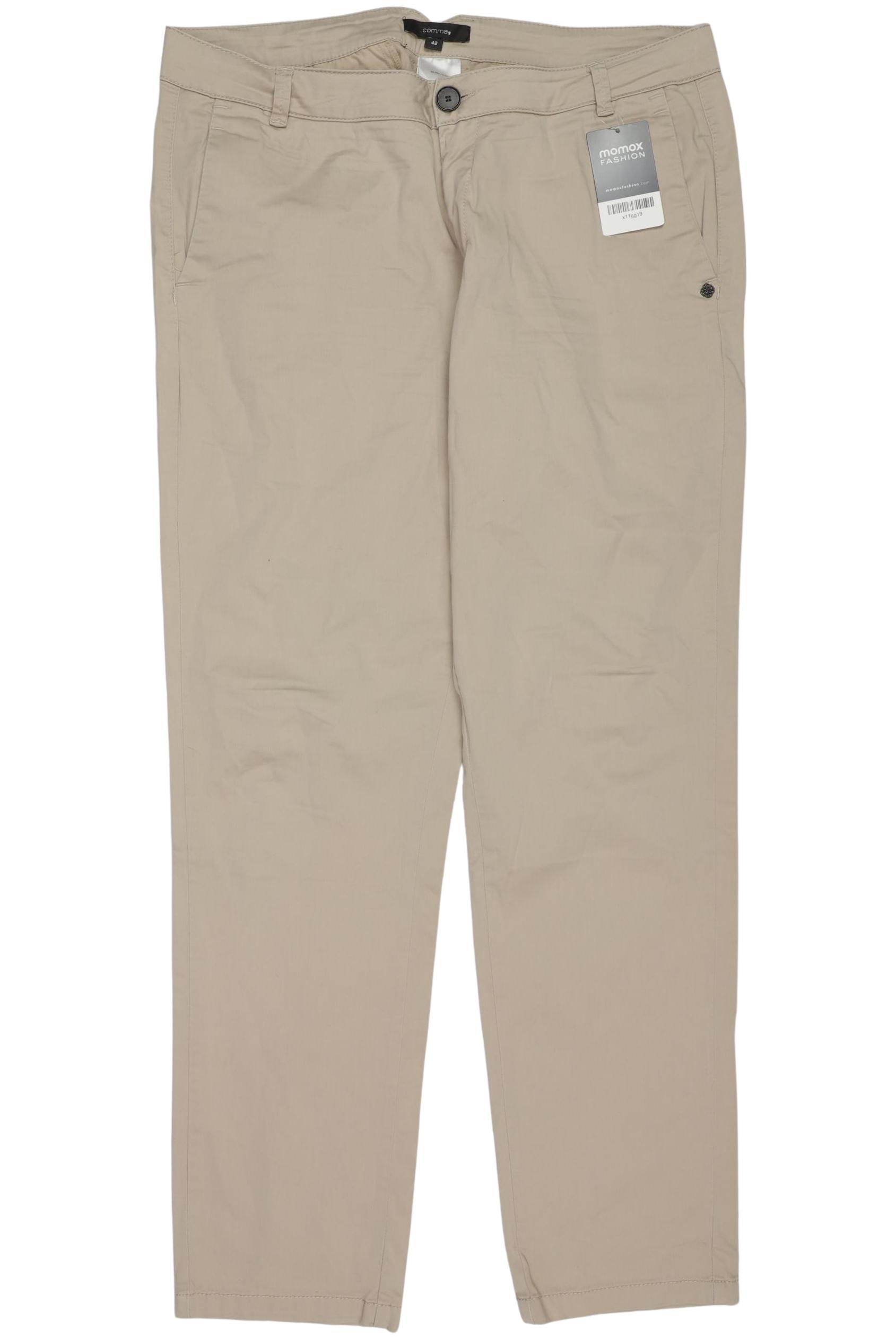 

Comma Damen Stoffhose, beige, Gr. 42