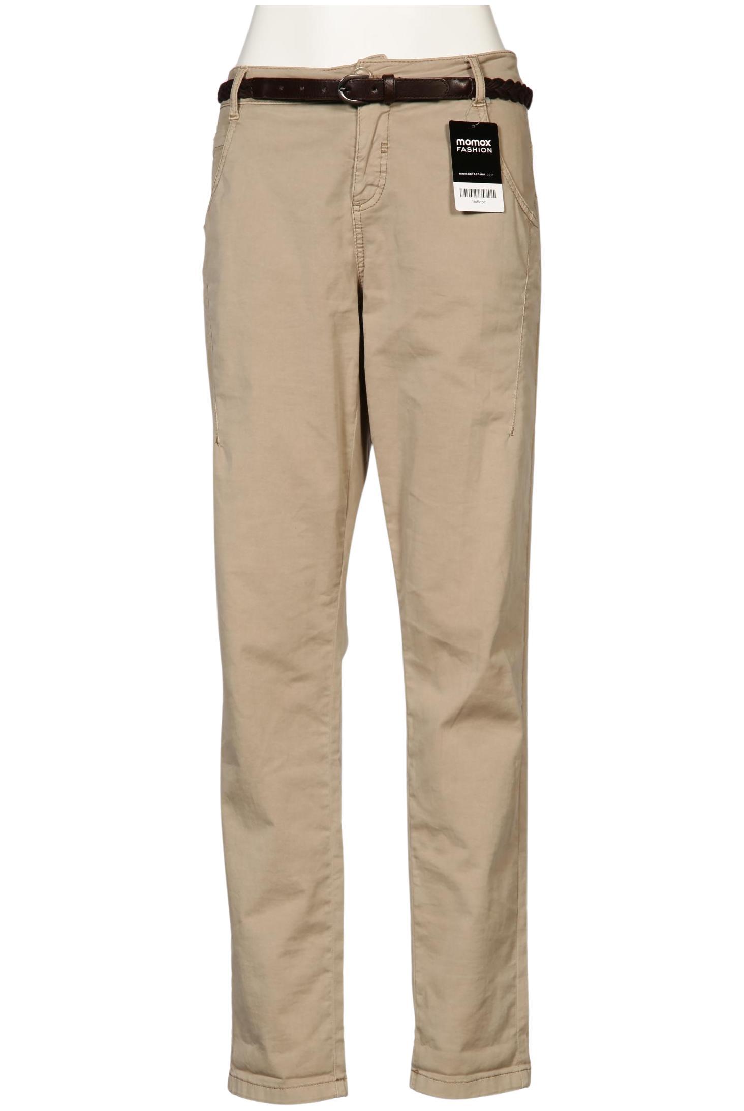 

Comma Damen Stoffhose, beige, Gr. 38