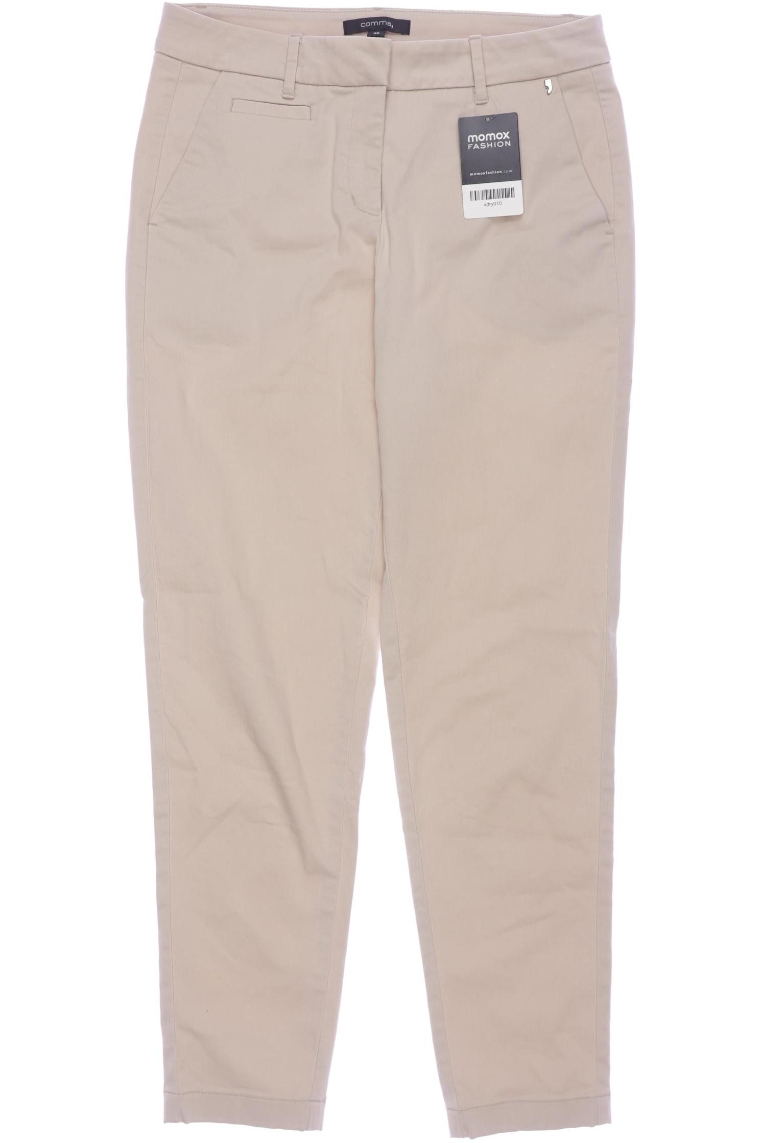 

Comma Damen Stoffhose, beige, Gr. 36