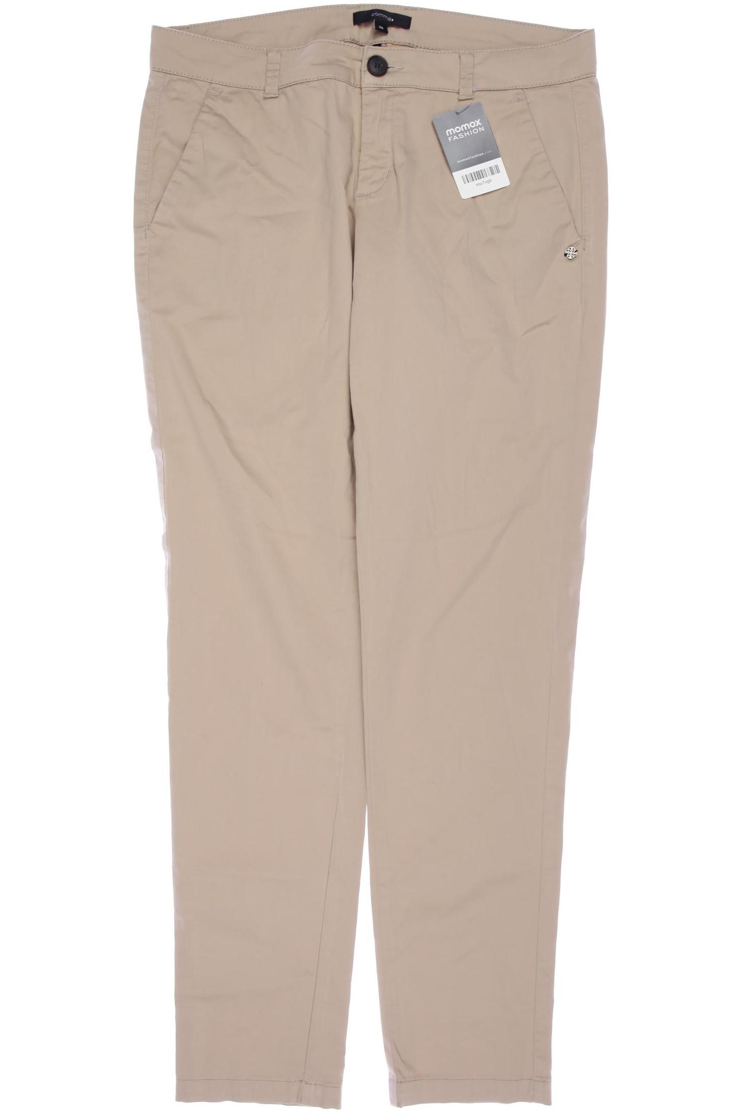 

Comma Damen Stoffhose, beige, Gr. 38