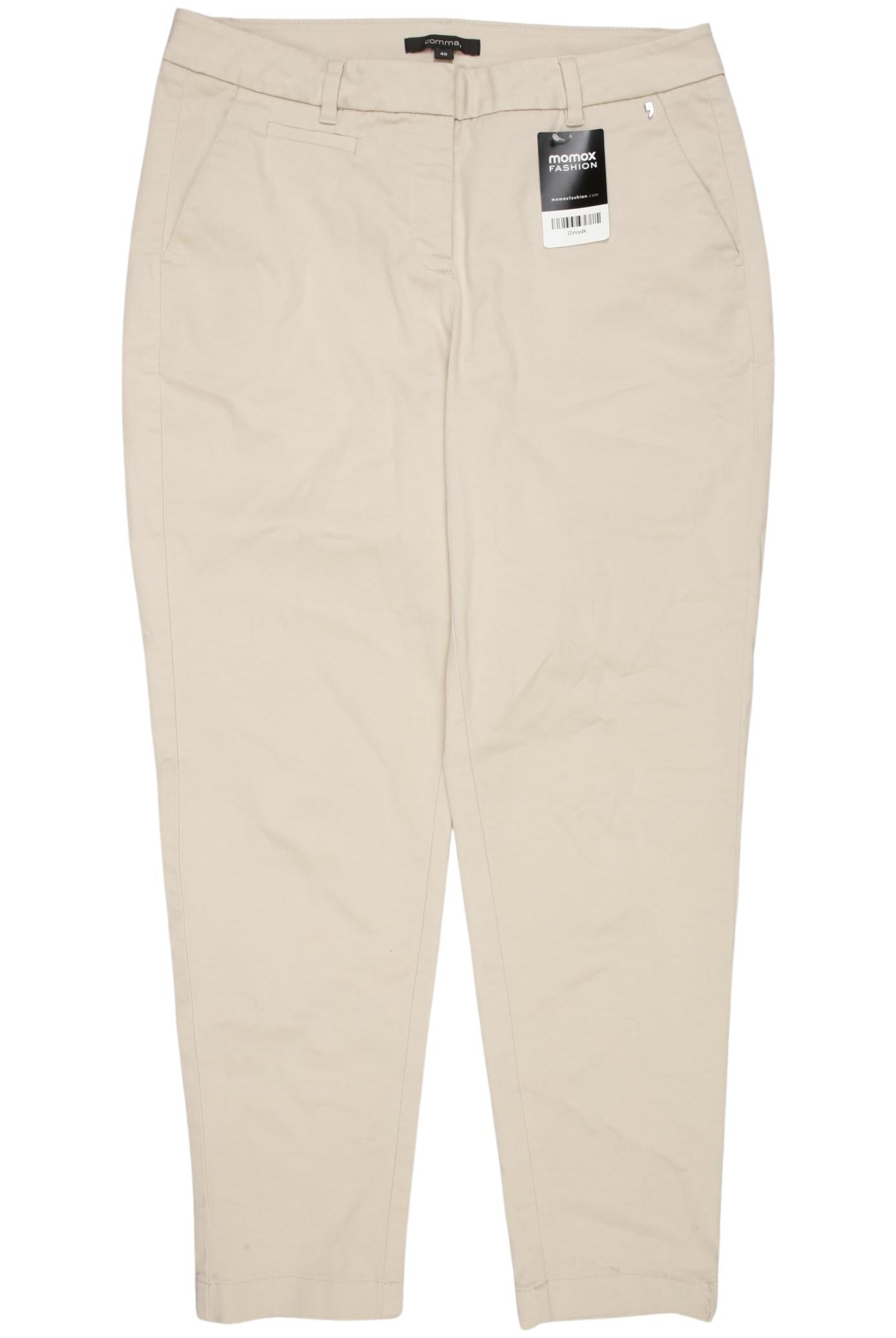 

Comma Damen Stoffhose, beige, Gr. 40