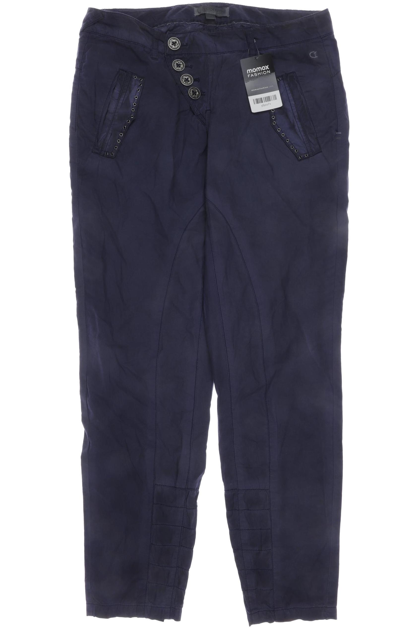 

Comma Damen Stoffhose, marineblau, Gr. 34