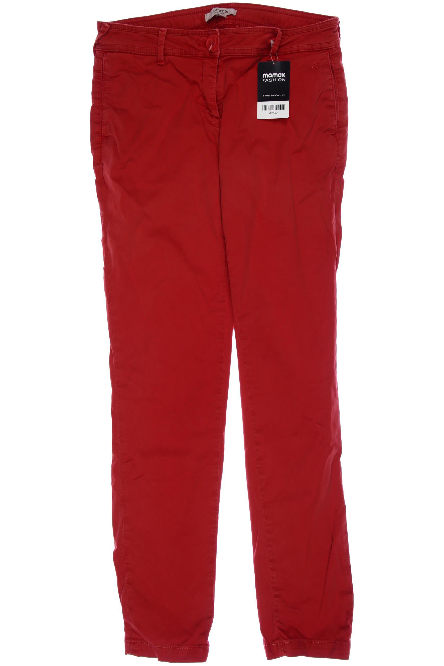 

Comma Damen Stoffhose, rot, Gr. 36