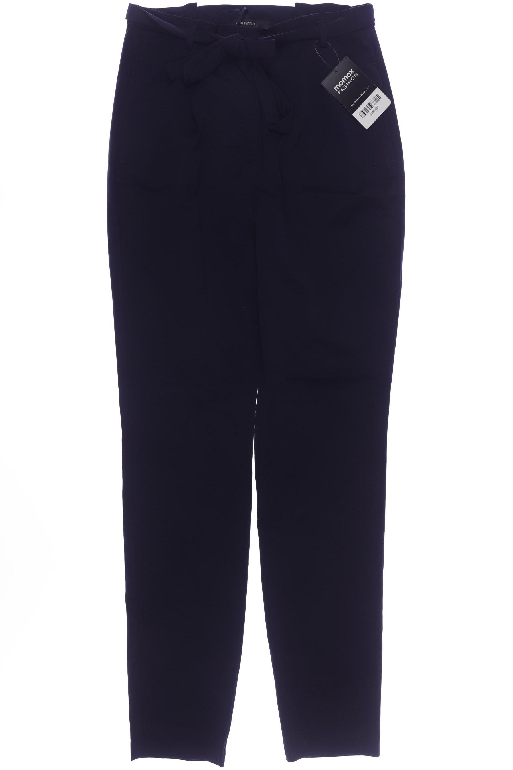 

Comma Damen Stoffhose, marineblau, Gr. 32