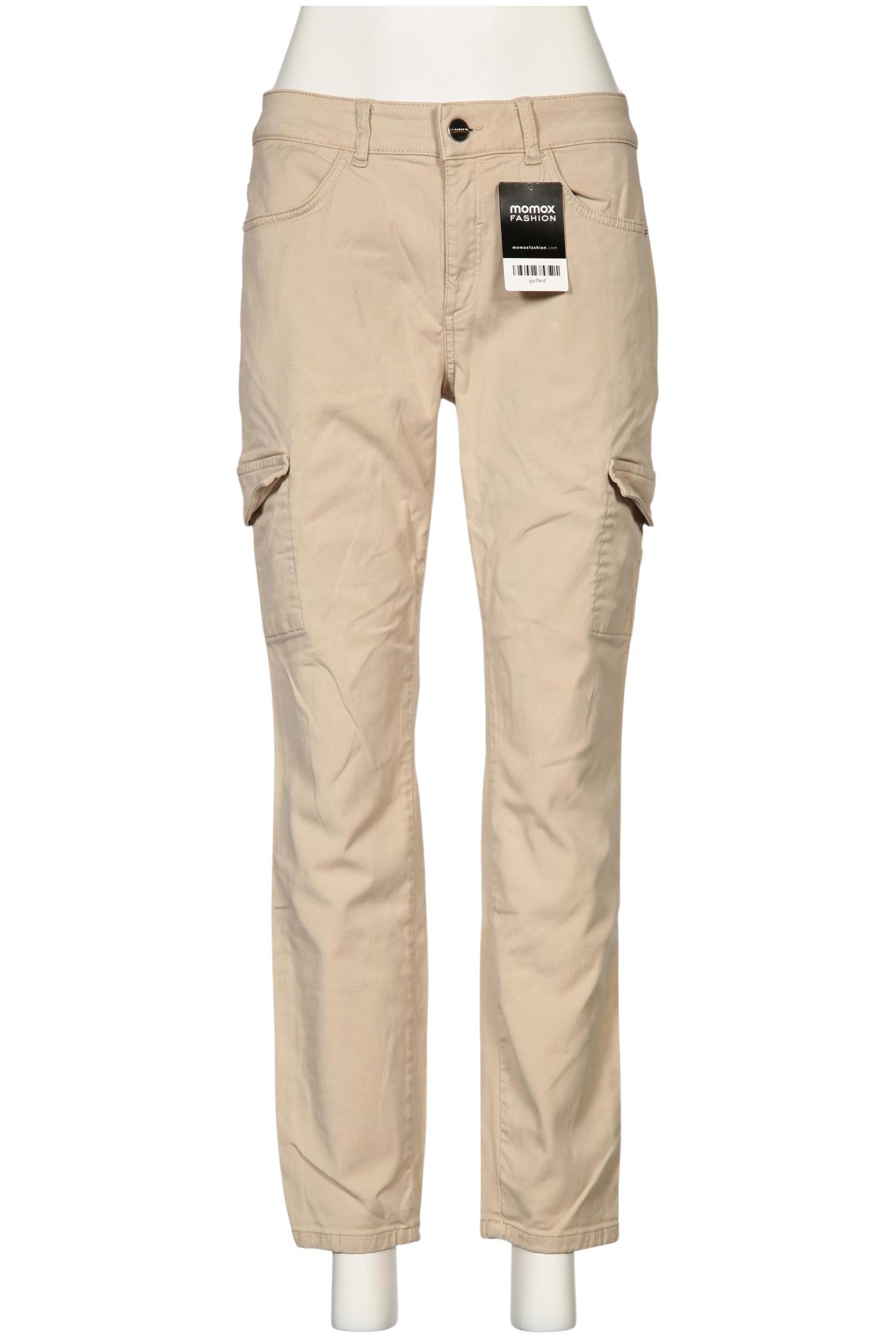 

Comma Damen Stoffhose, beige, Gr. 38