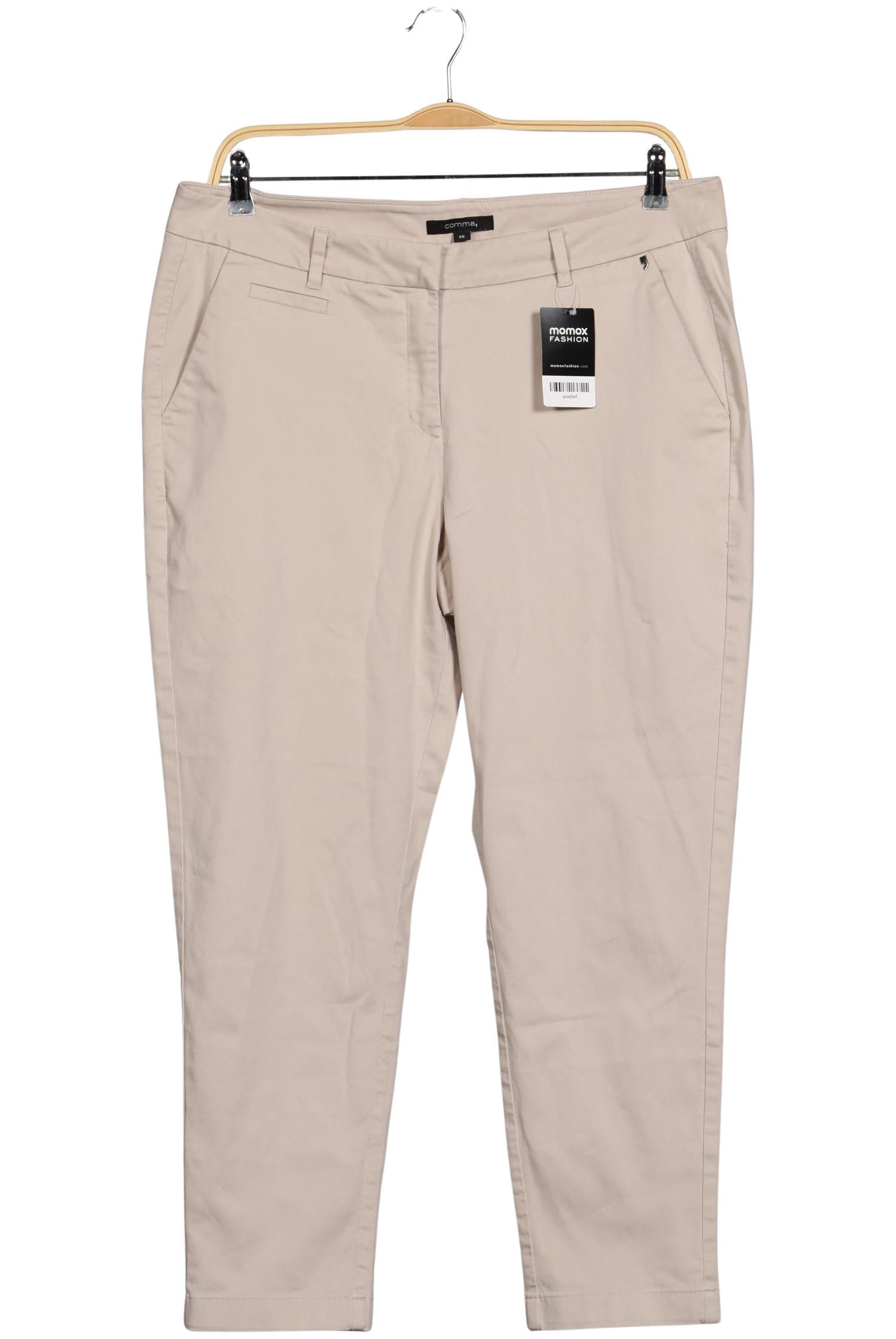 

Comma Damen Stoffhose, beige, Gr. 46