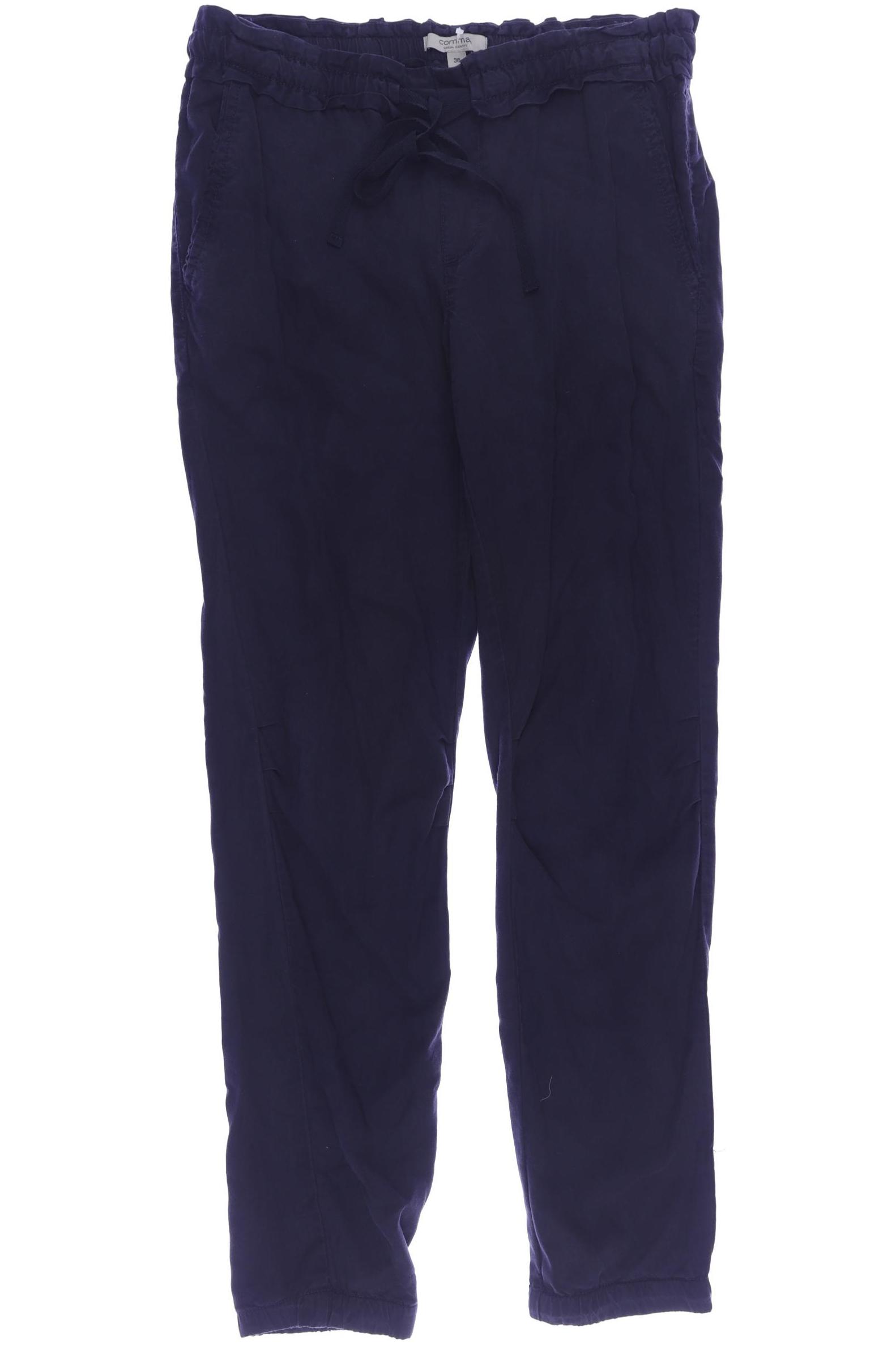 

Comma Damen Stoffhose, marineblau, Gr. 36