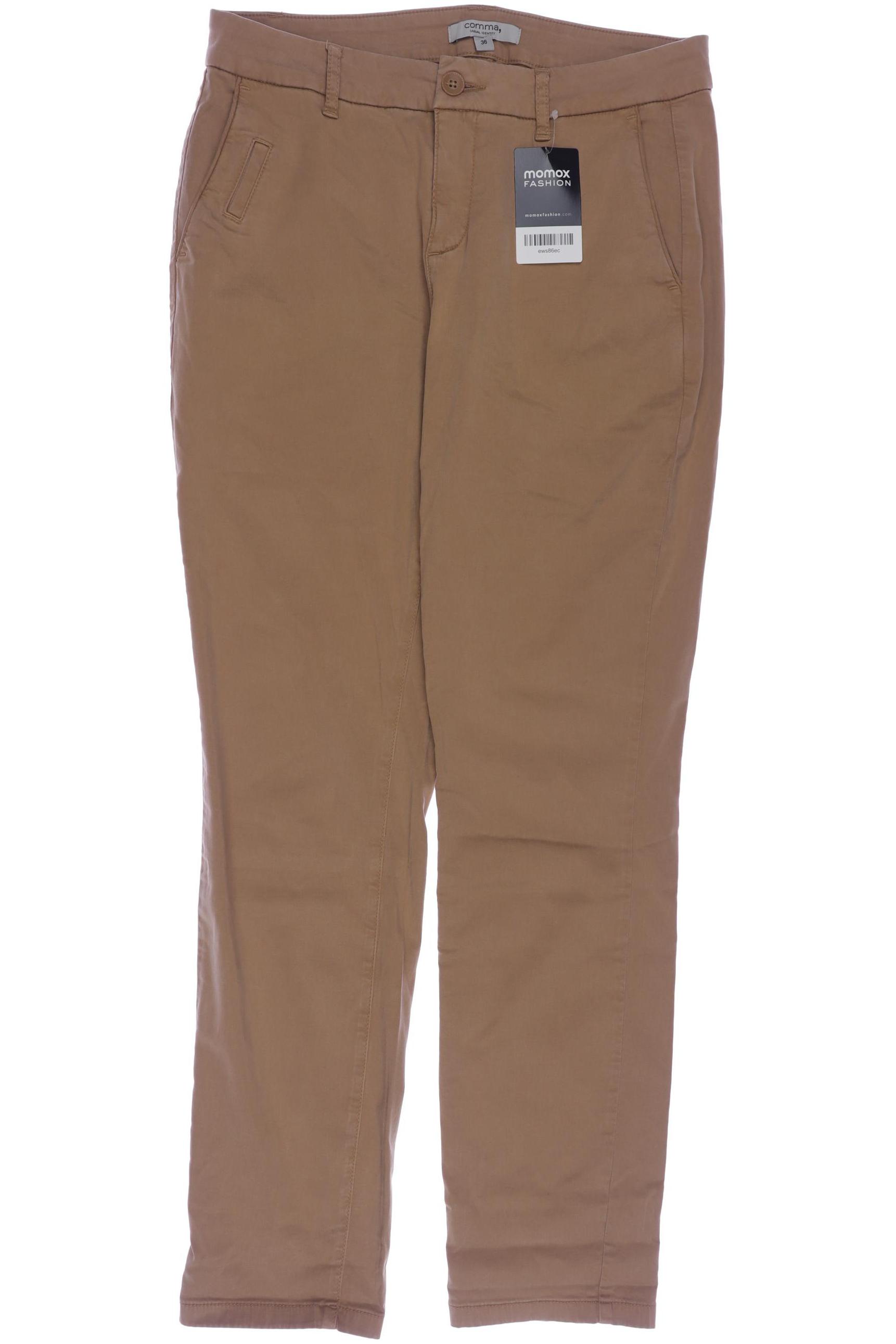 

Comma Damen Stoffhose, beige, Gr. 36