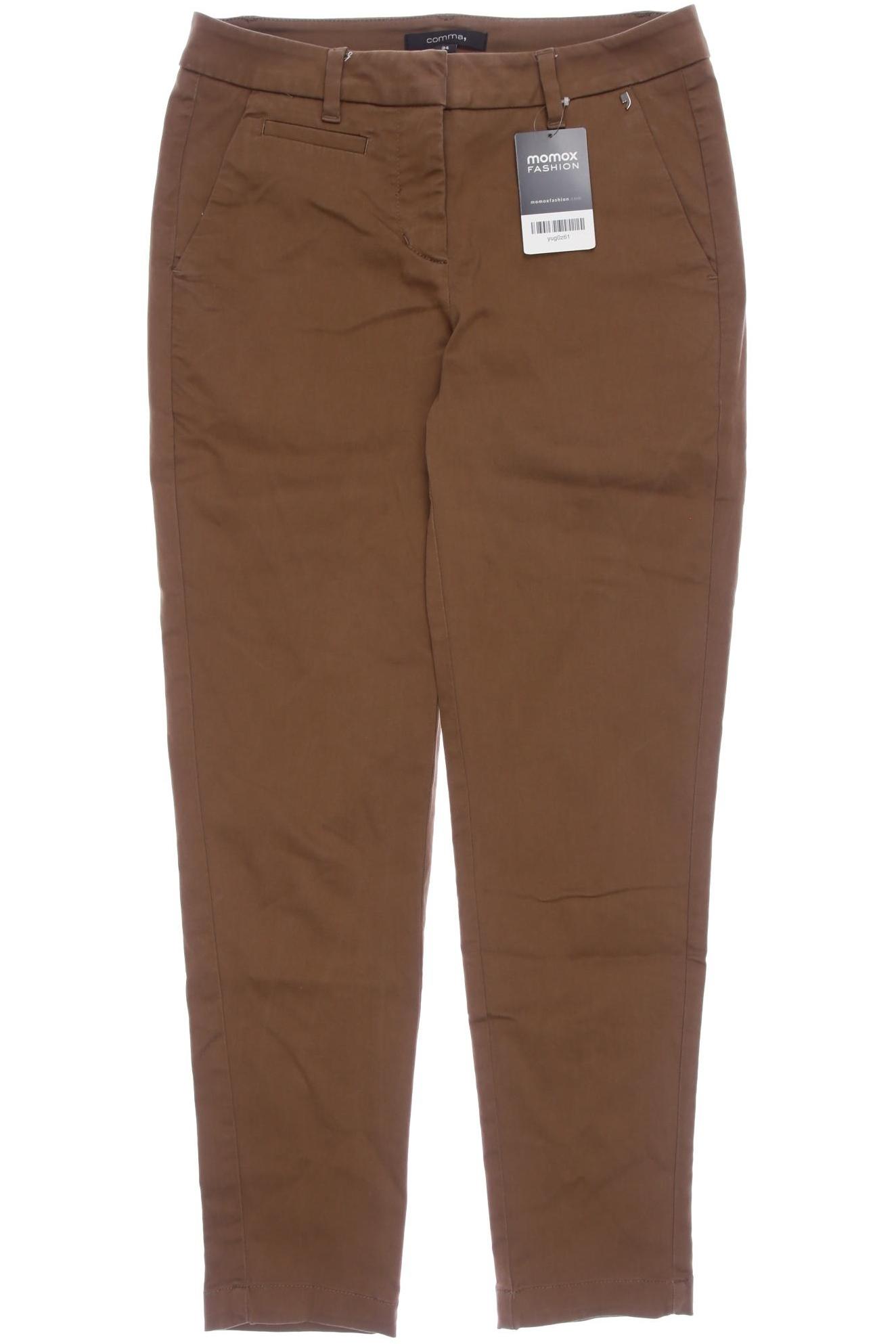 

Comma Damen Stoffhose, braun, Gr. 34