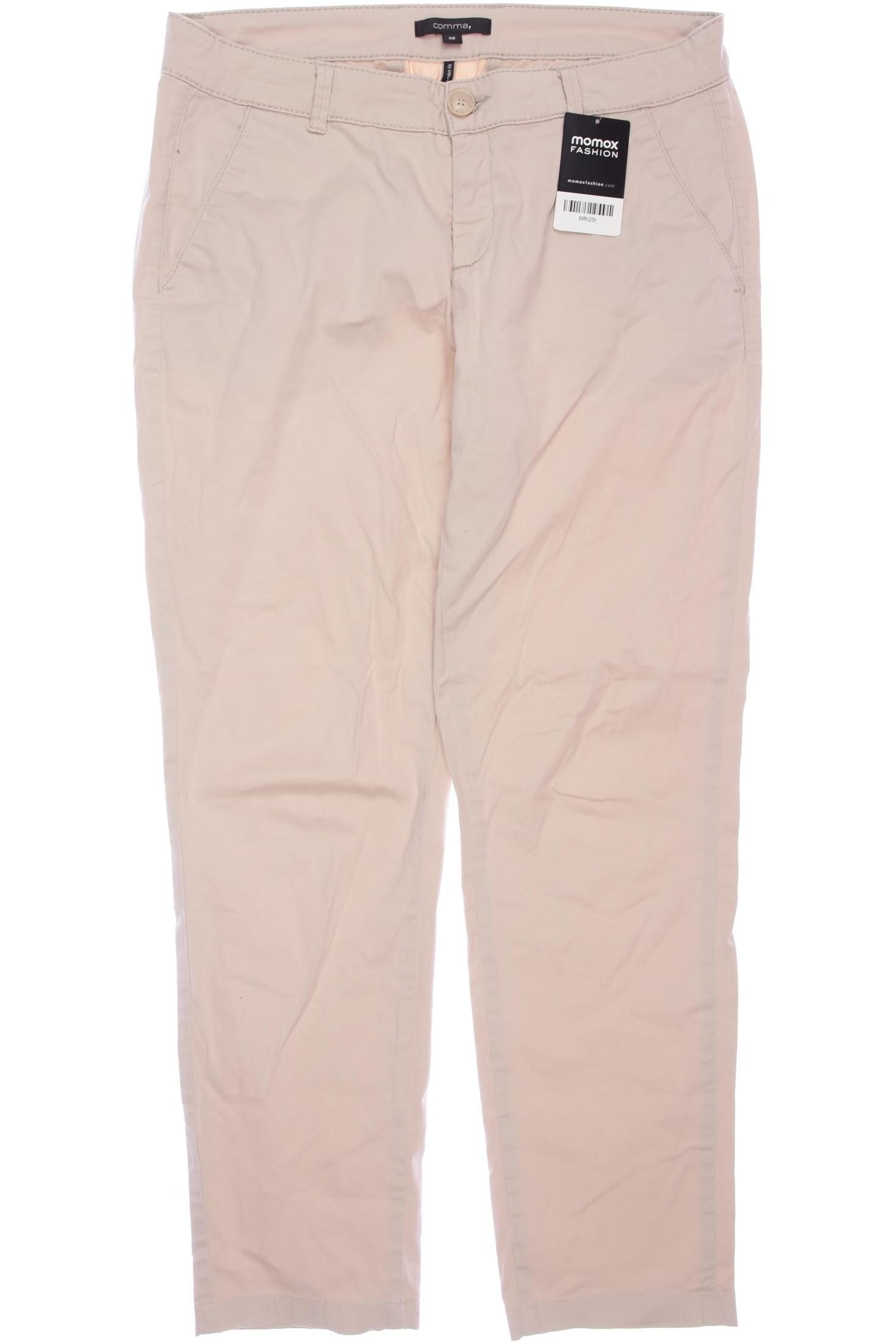 

Comma Damen Stoffhose, beige, Gr. 38