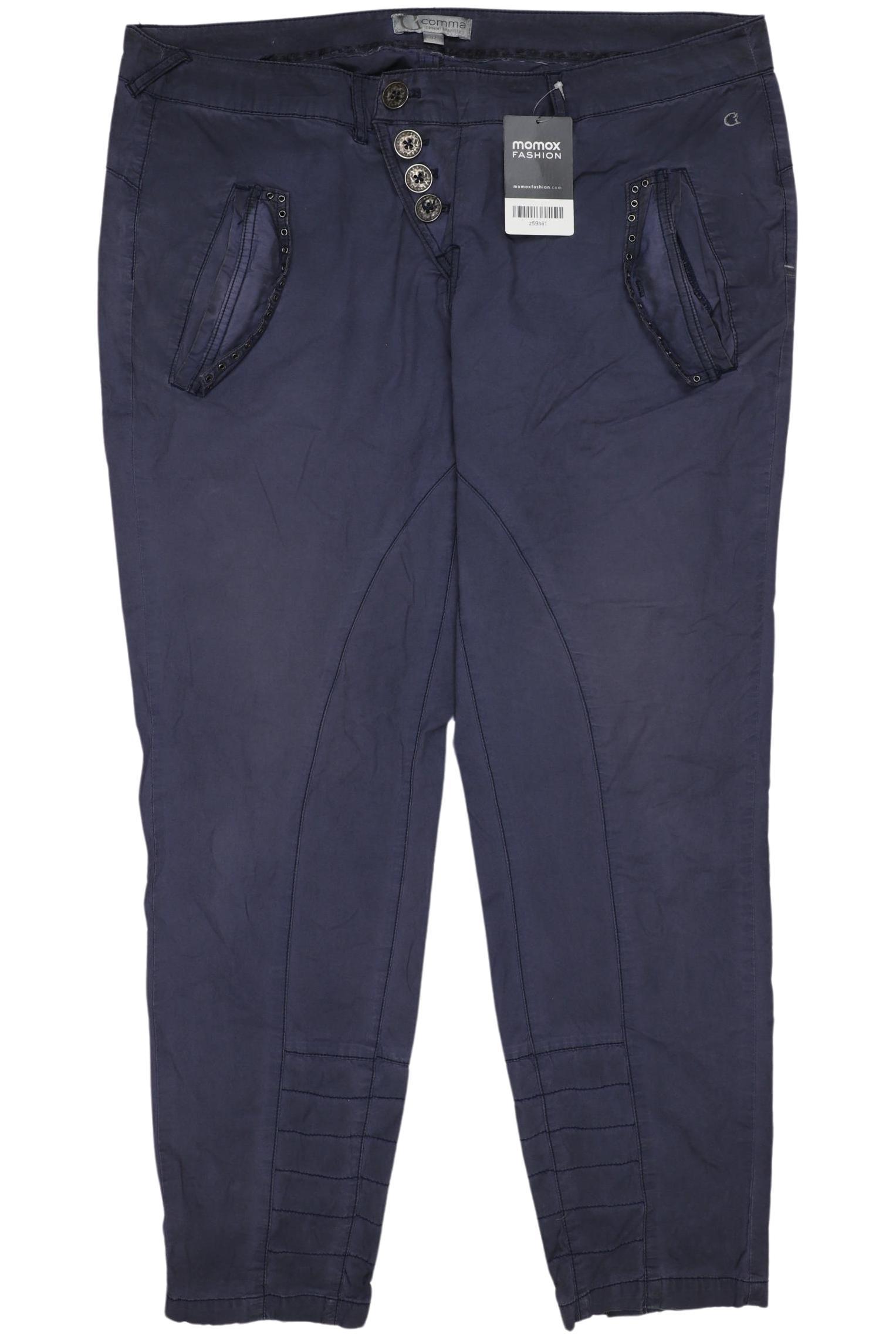 

Comma Damen Stoffhose, marineblau, Gr. 42