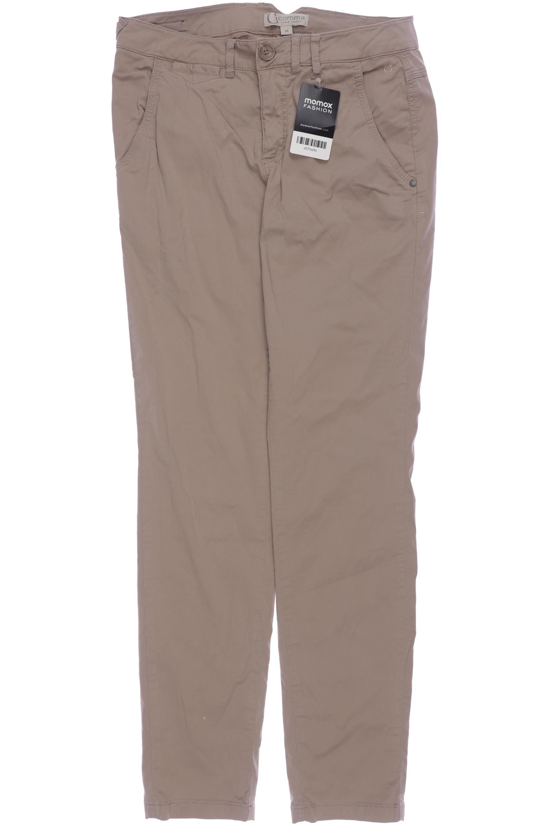 

Comma Damen Stoffhose, beige, Gr. 34