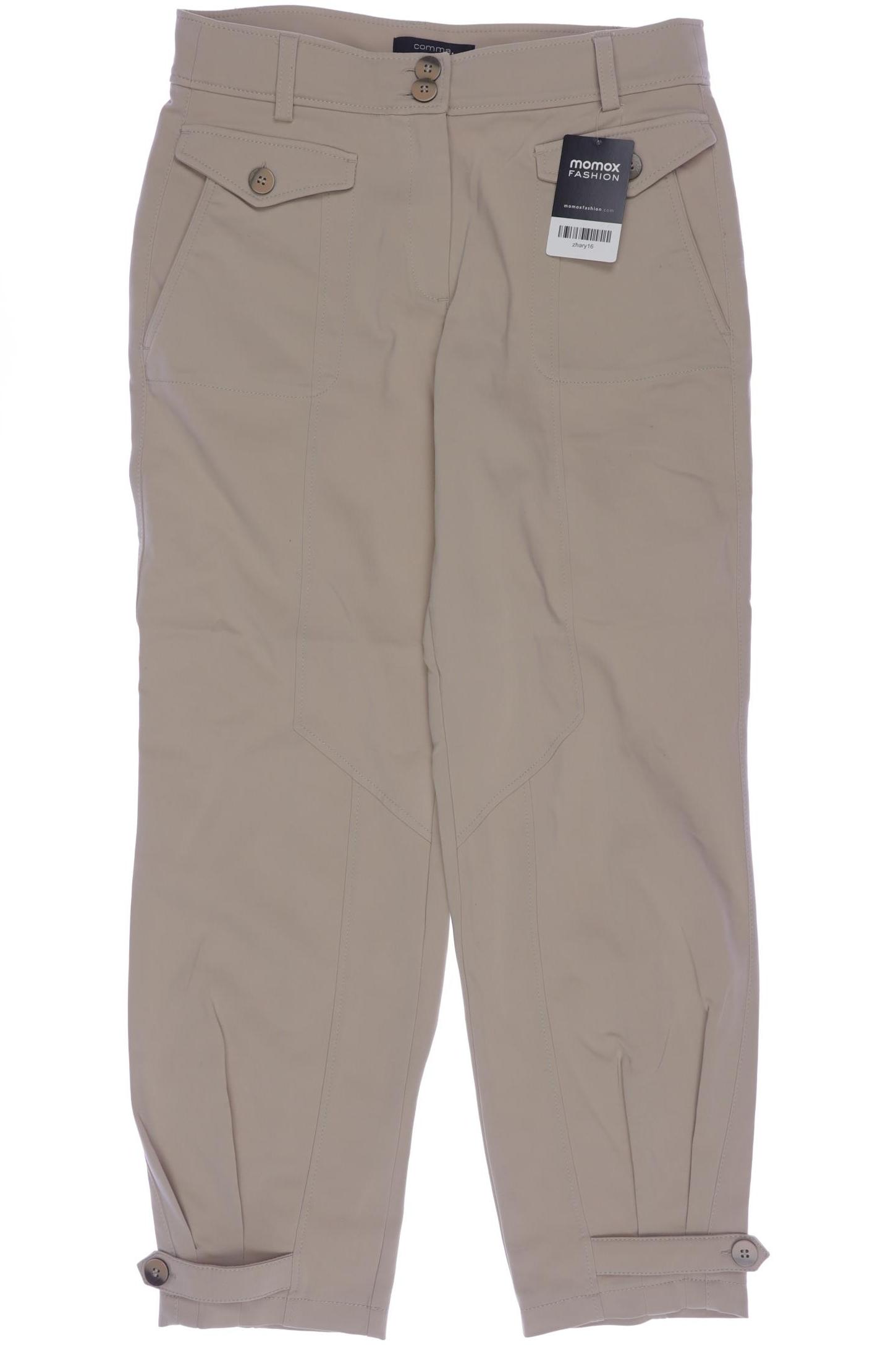 

Comma Damen Stoffhose, beige, Gr. 36