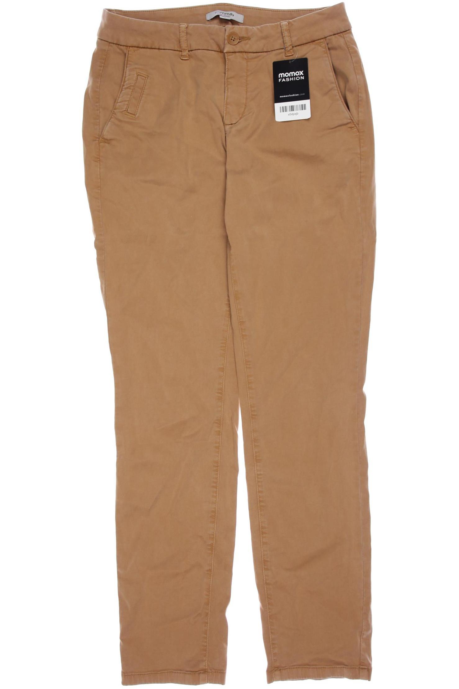 

Comma Damen Stoffhose, beige, Gr. 34