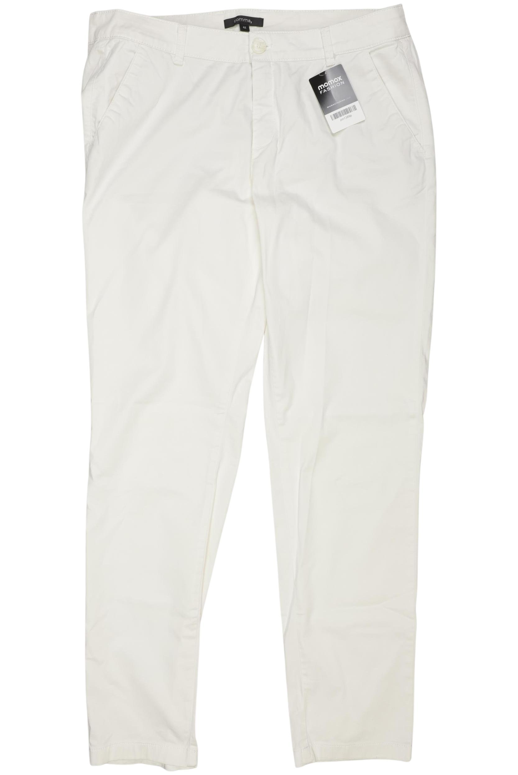 

Comma Damen Stoffhose, cremeweiß, Gr. 35