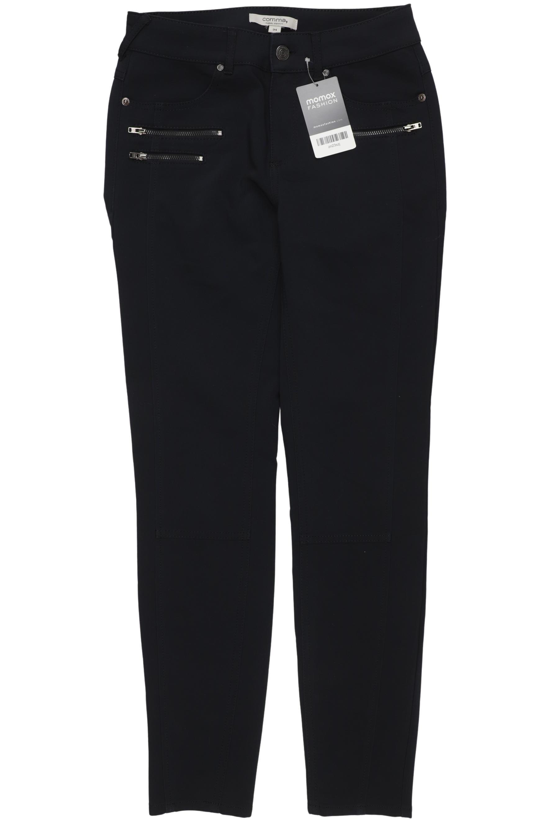 

Comma Damen Stoffhose, marineblau, Gr. 34