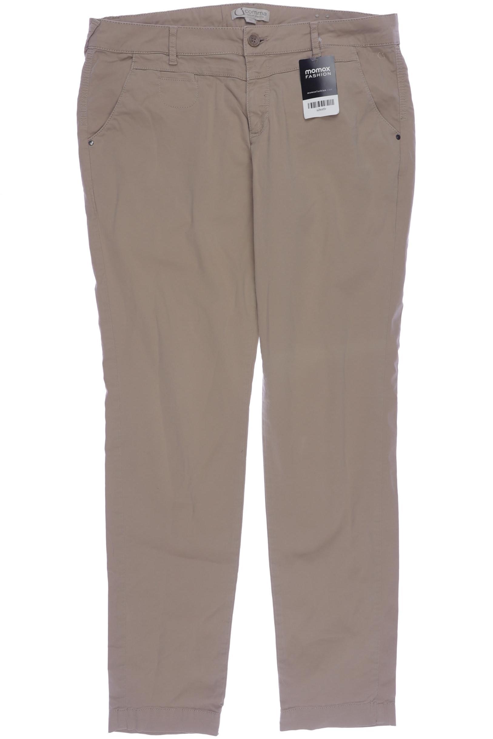 

Comma Damen Stoffhose, beige, Gr. 40