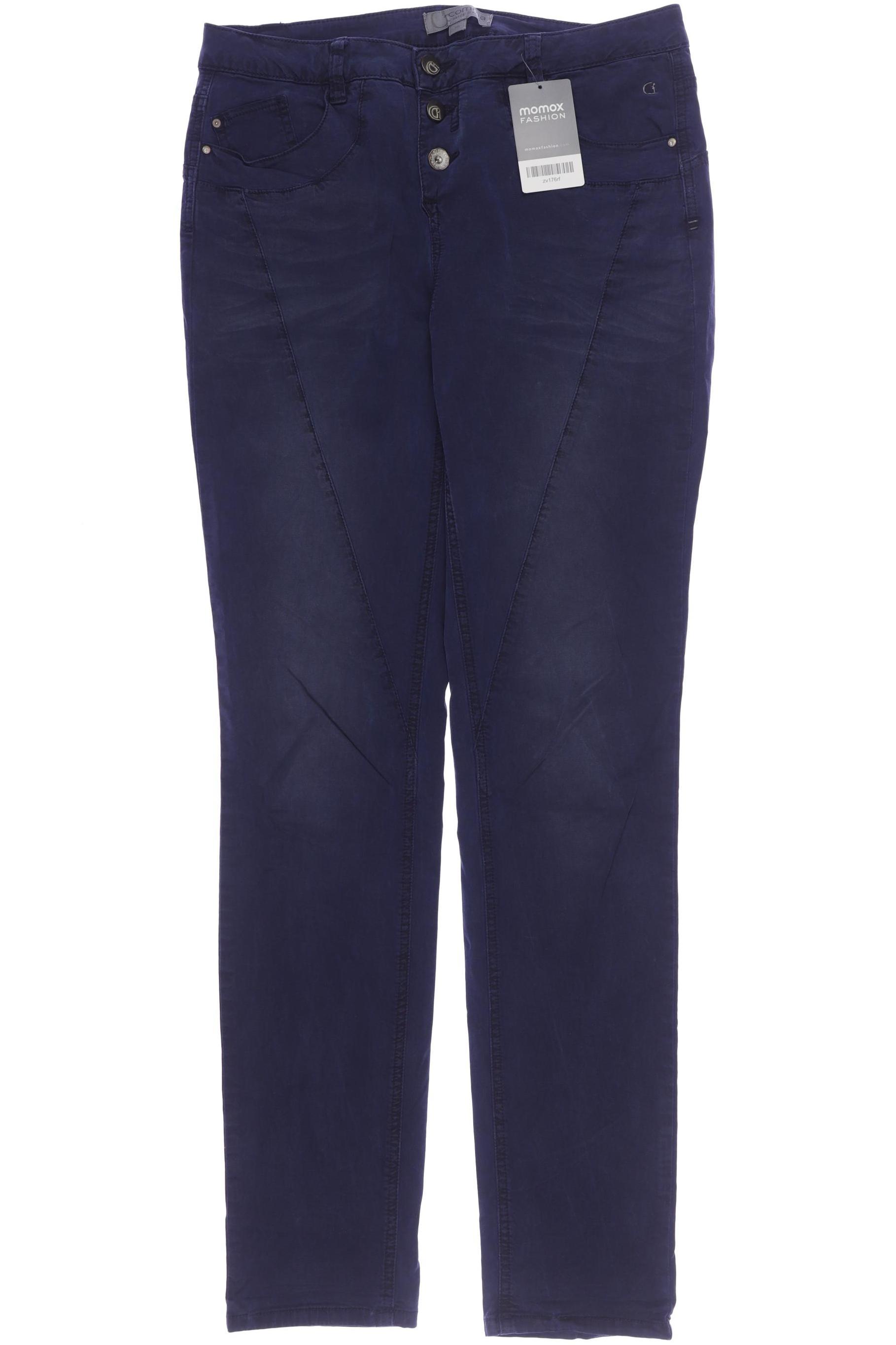 

Comma Damen Stoffhose, marineblau, Gr. 36